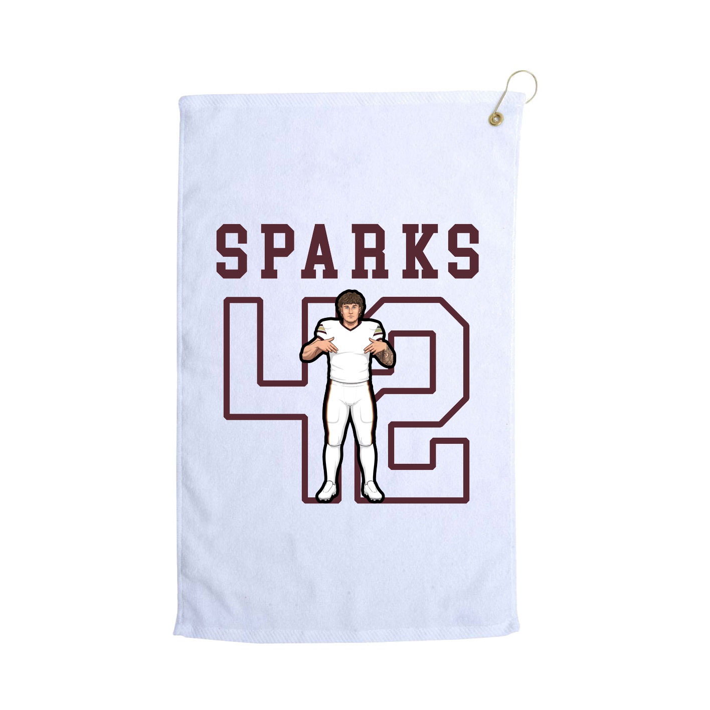 Golf Towel — Shirsey in White
