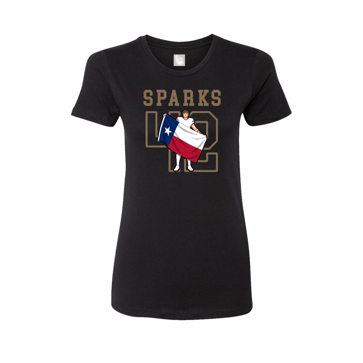 Fitted Women's Tee — Shirsey in Black