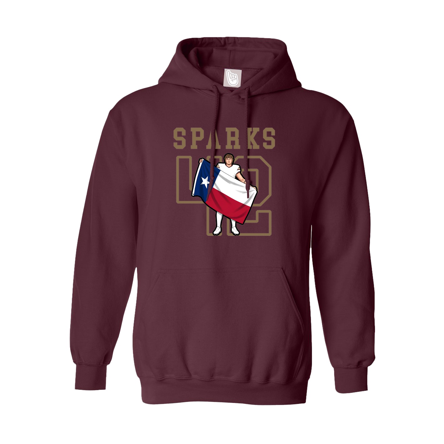 Youth Hoodie — Shirsey in Maroon