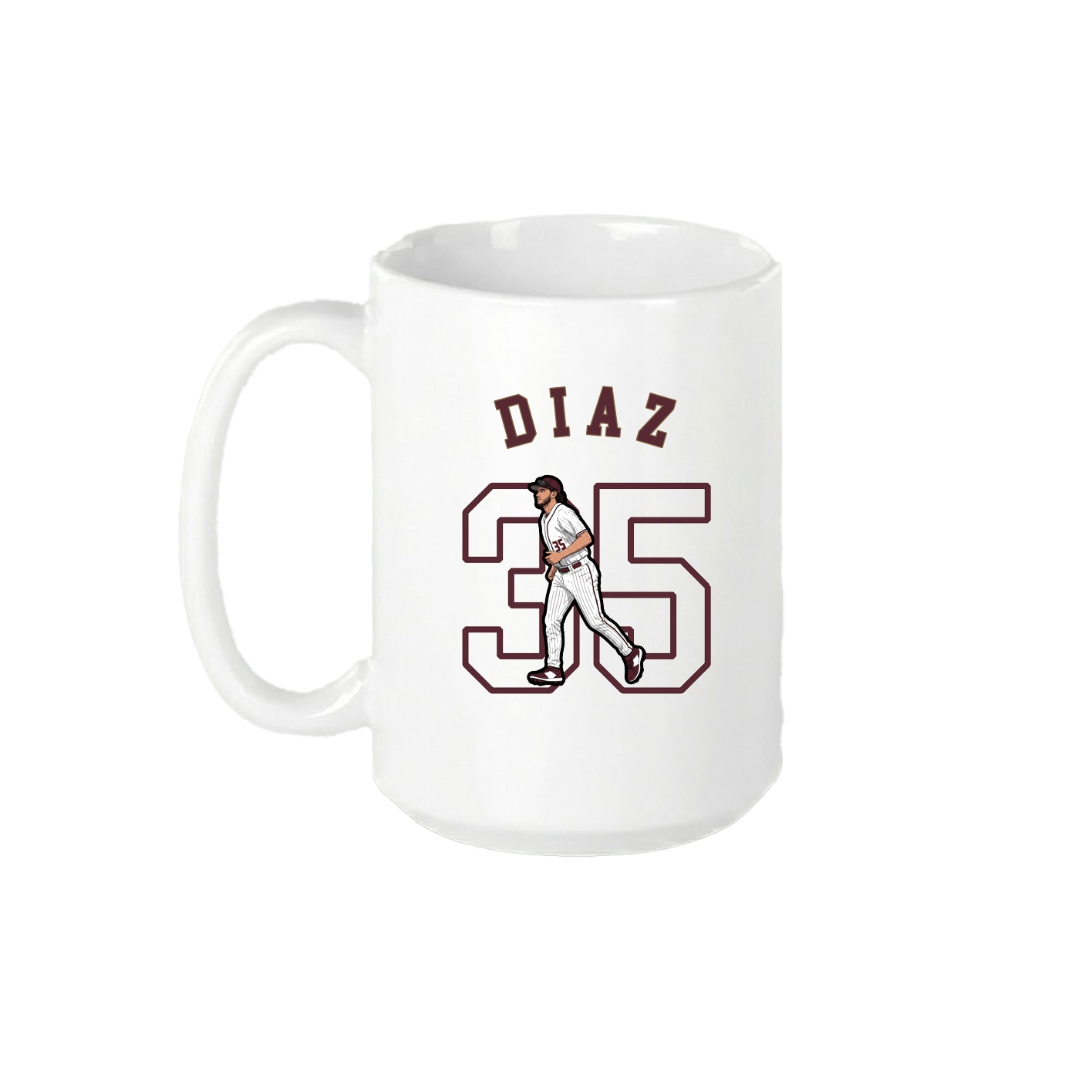 15oz Coffee Mug — Shirsey Arch in White