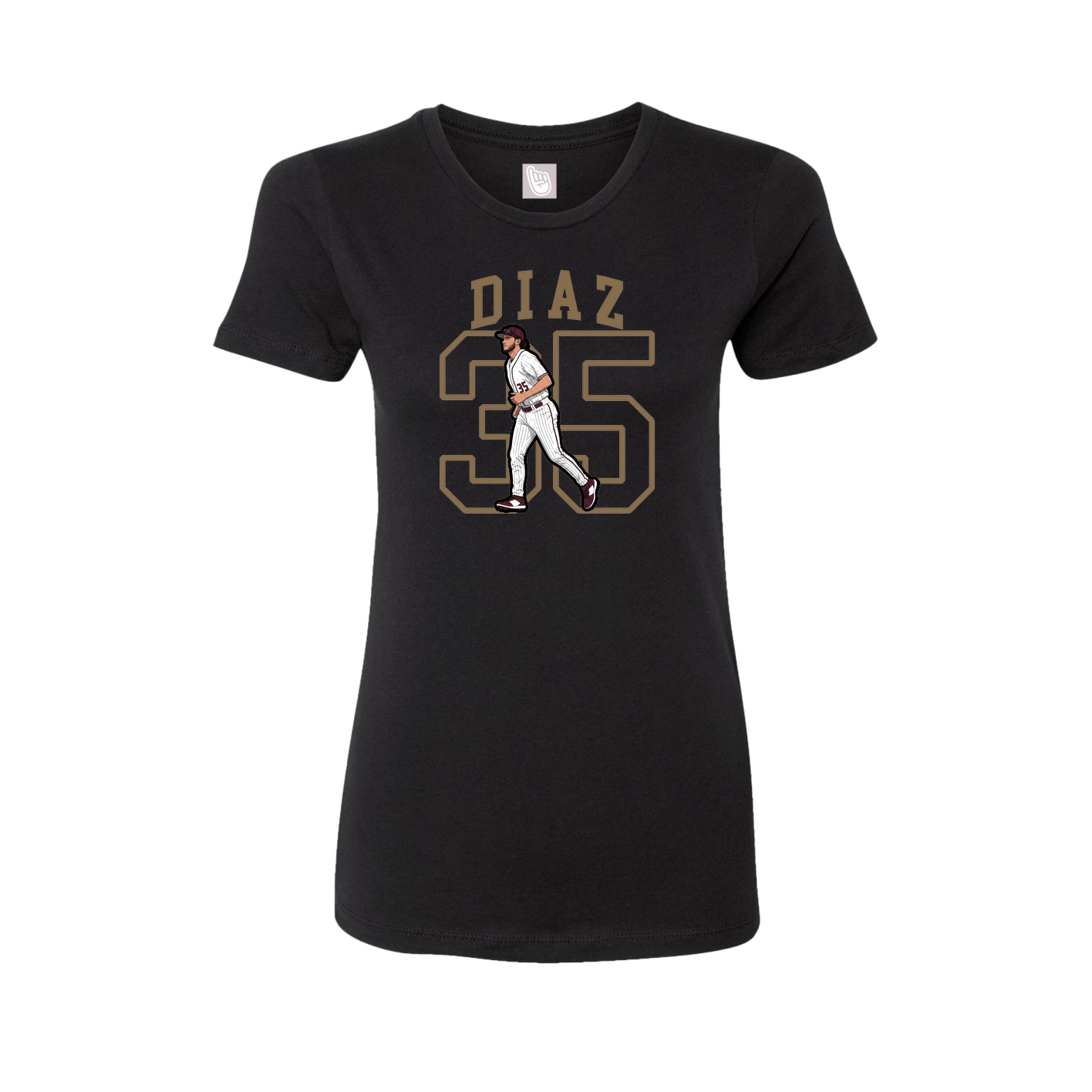 Fitted Women's Tee — Shirsey in Black