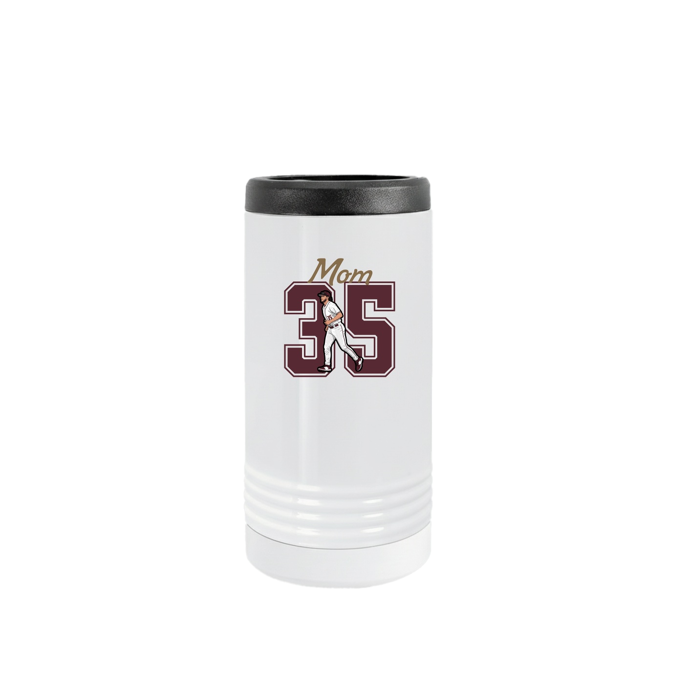 Slim Beverage Holder — Mothers Day Shirsey in White