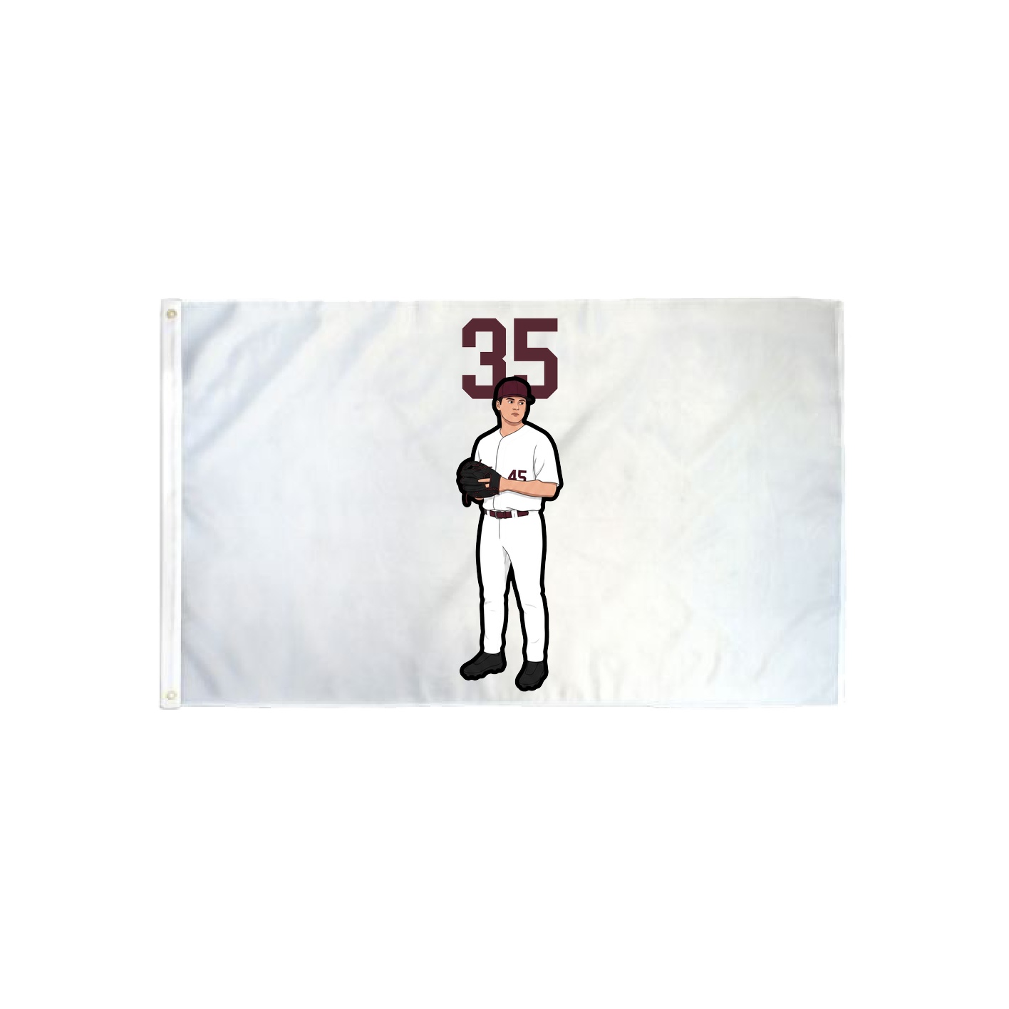 3x5 Flag — Number Top in Classic