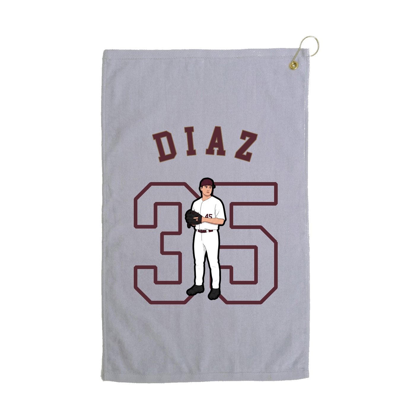 Golf Towel — Shirsey Arch in Grey