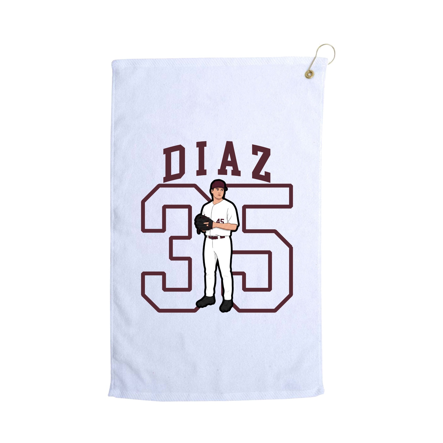 Golf Towel — Shirsey in White