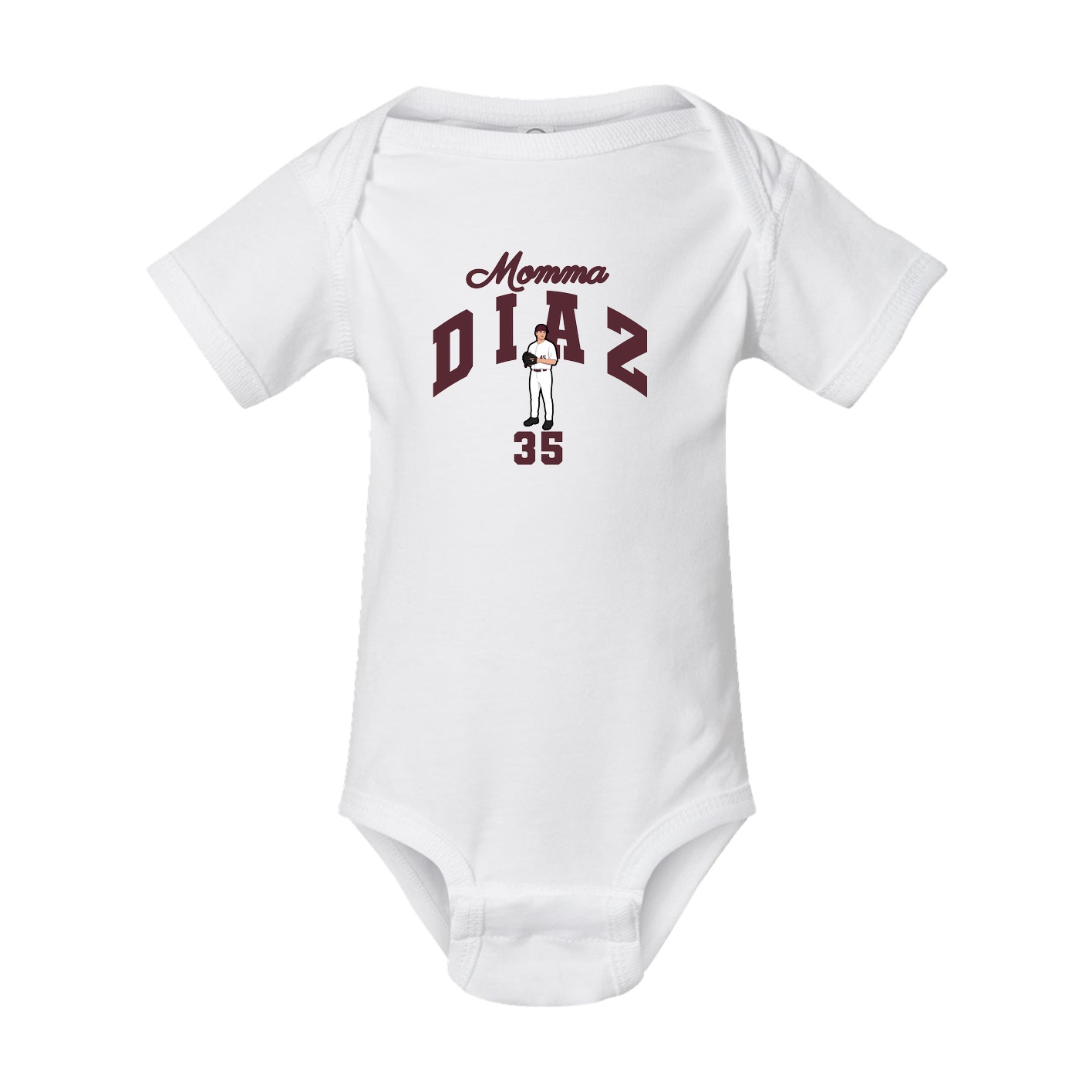 Baby Onesie — Mothers Day Arch in White