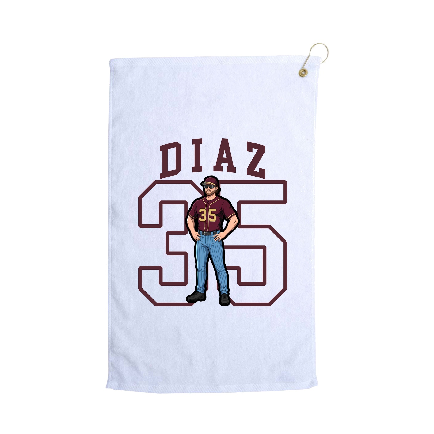 Golf Towel — Shirsey in White