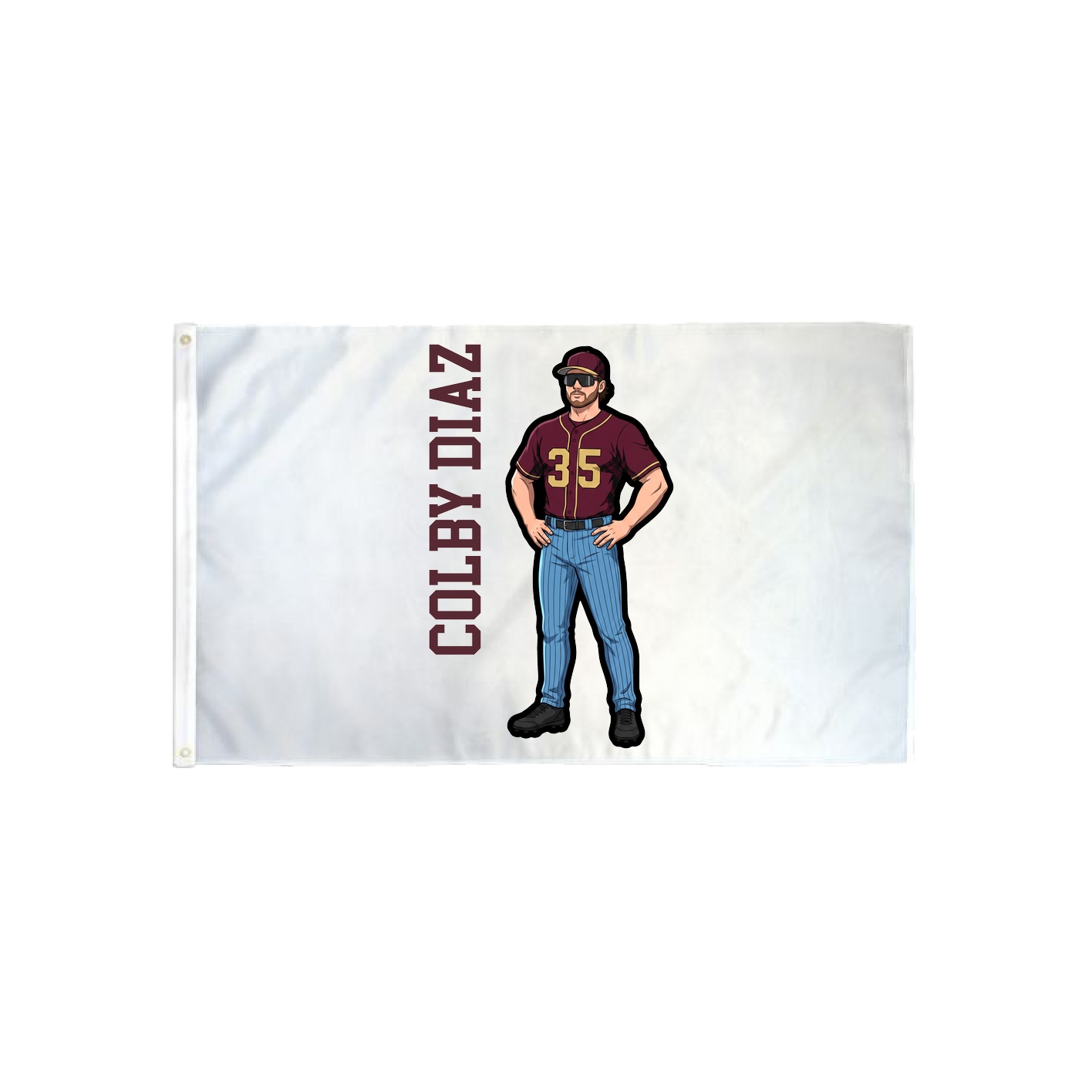 3x5 Flag — Name Vertical in Classic