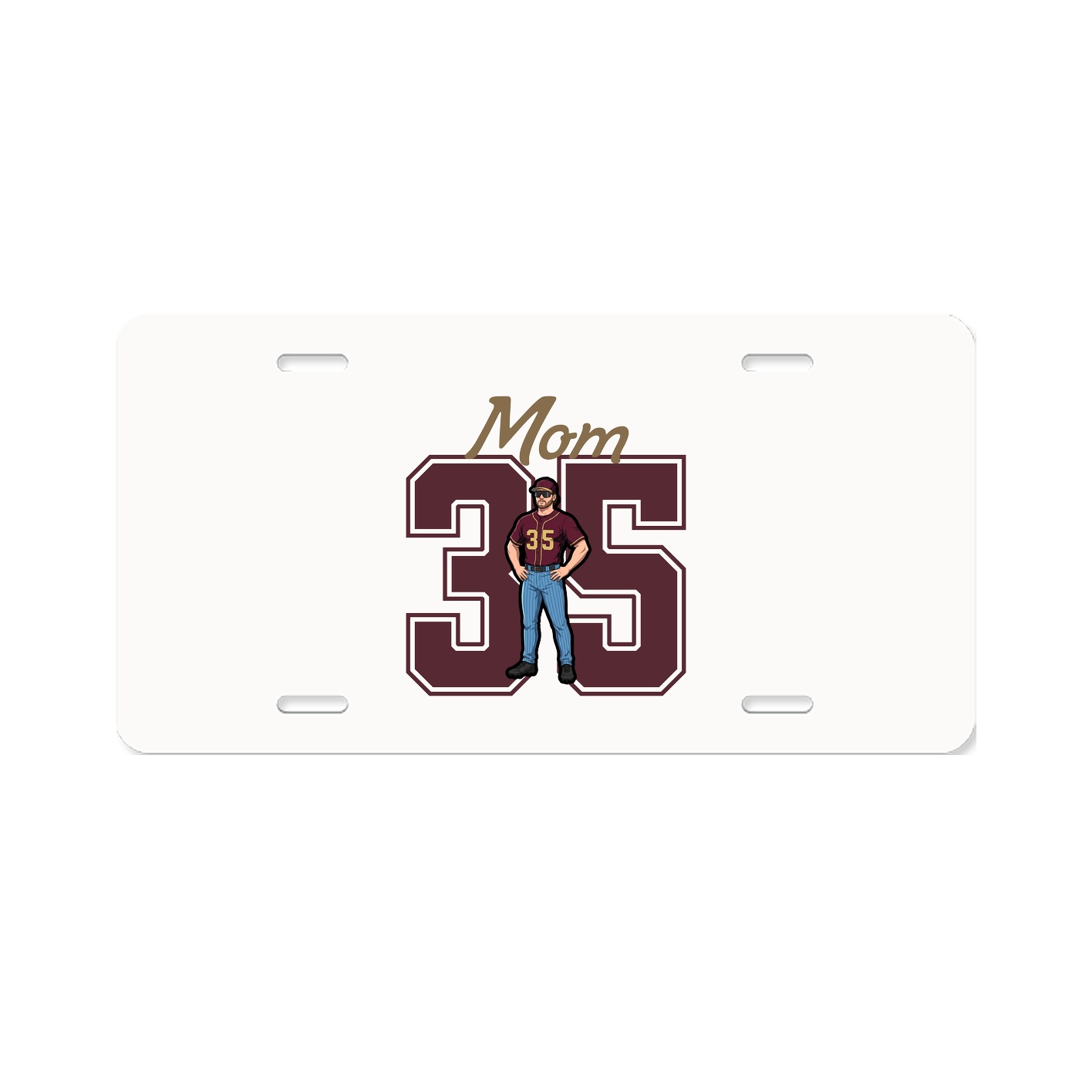 License Plate — Mothers Day Shirsey in Classic