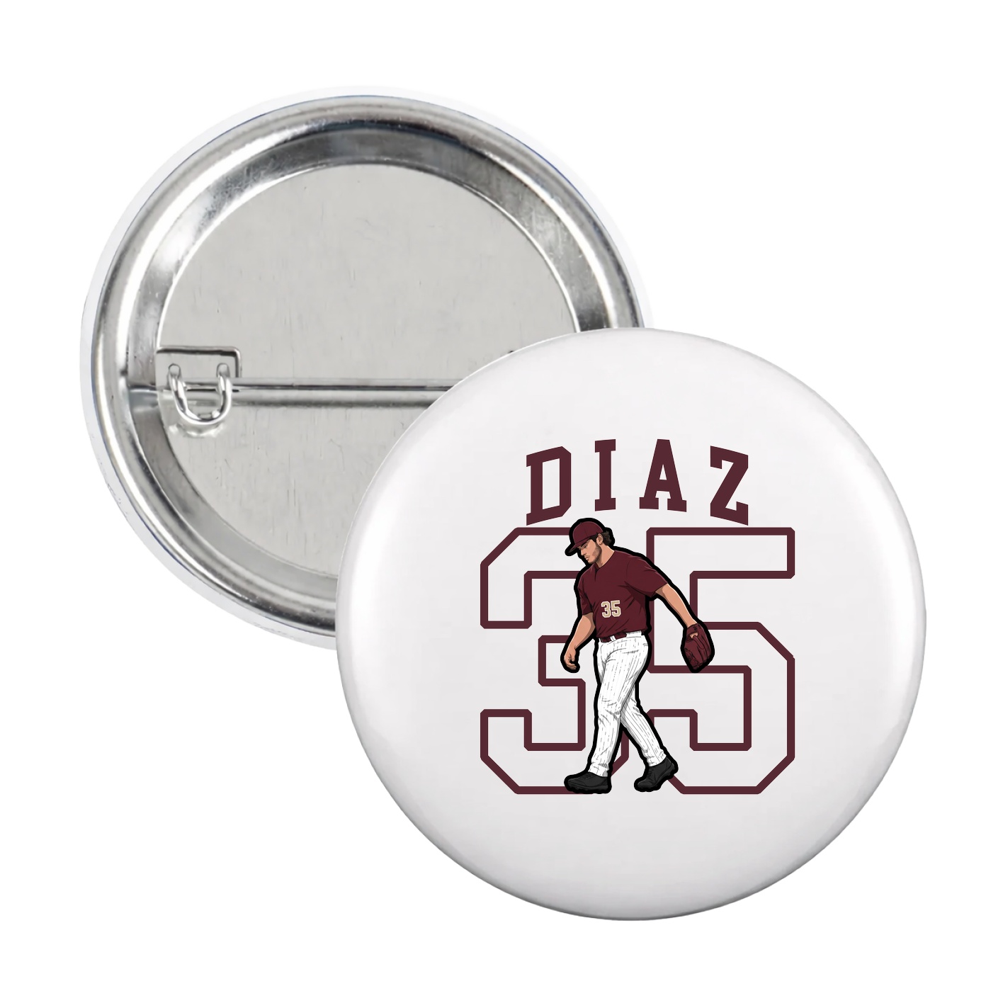 Game Day Button — Shirsey in White