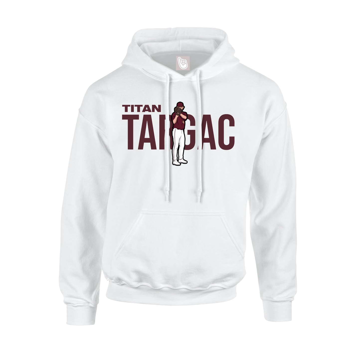 Hoodie — Player Name in White