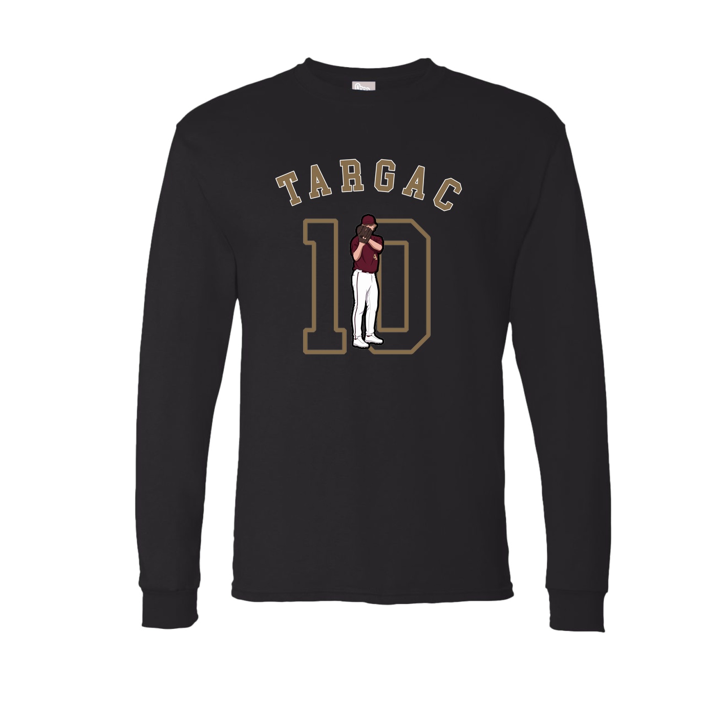 Long Sleeve Tee — Shirsey Arch in Black