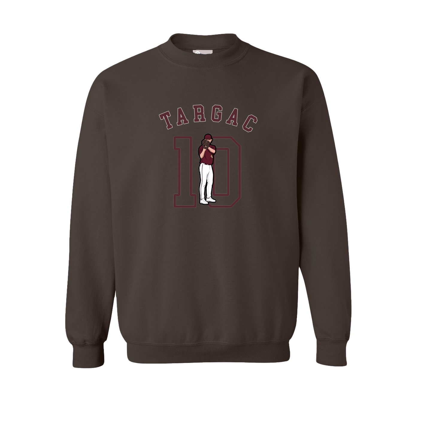 Fleece Crew — Shirsey Arch in Brown