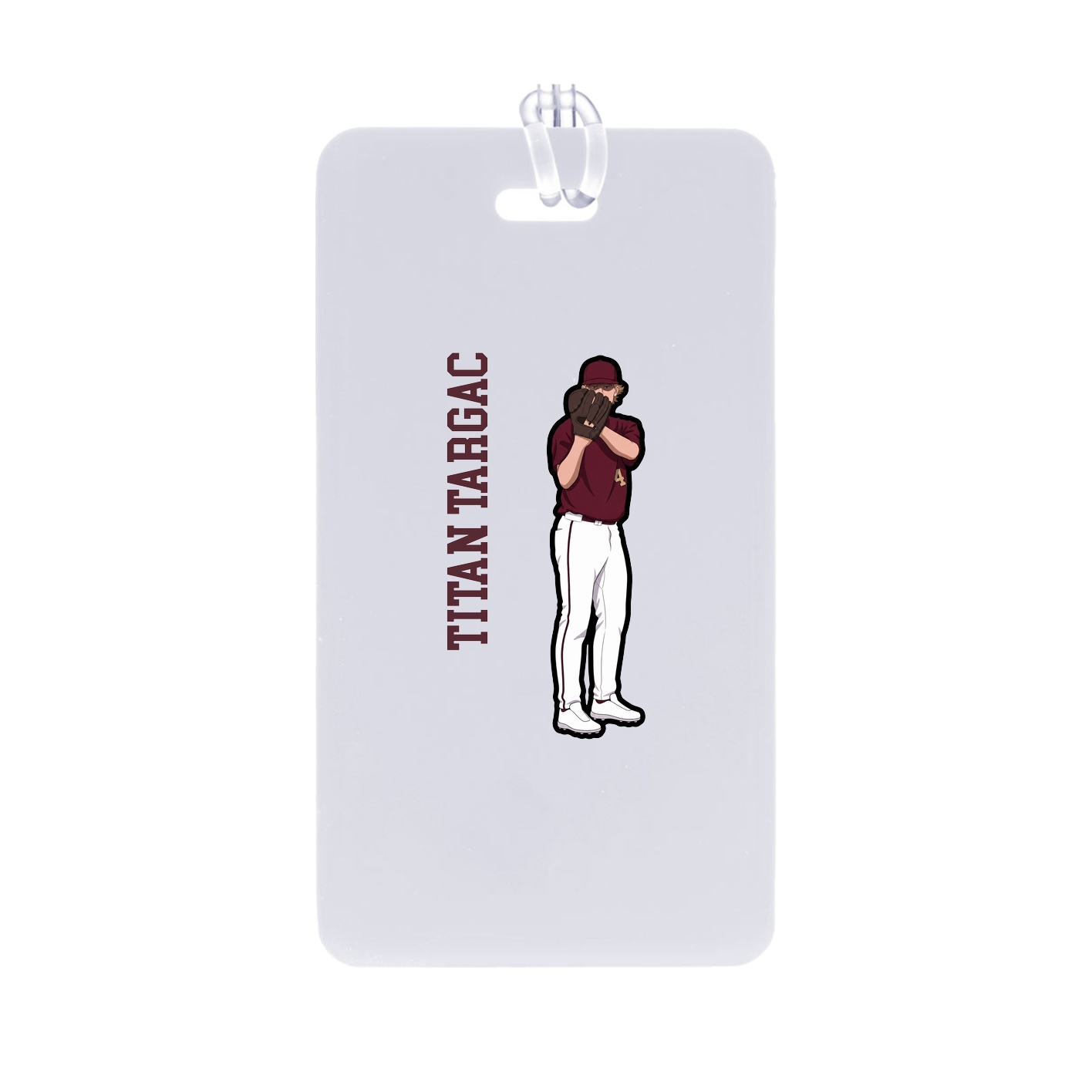 Bag Tag — Name Vertical in Classic