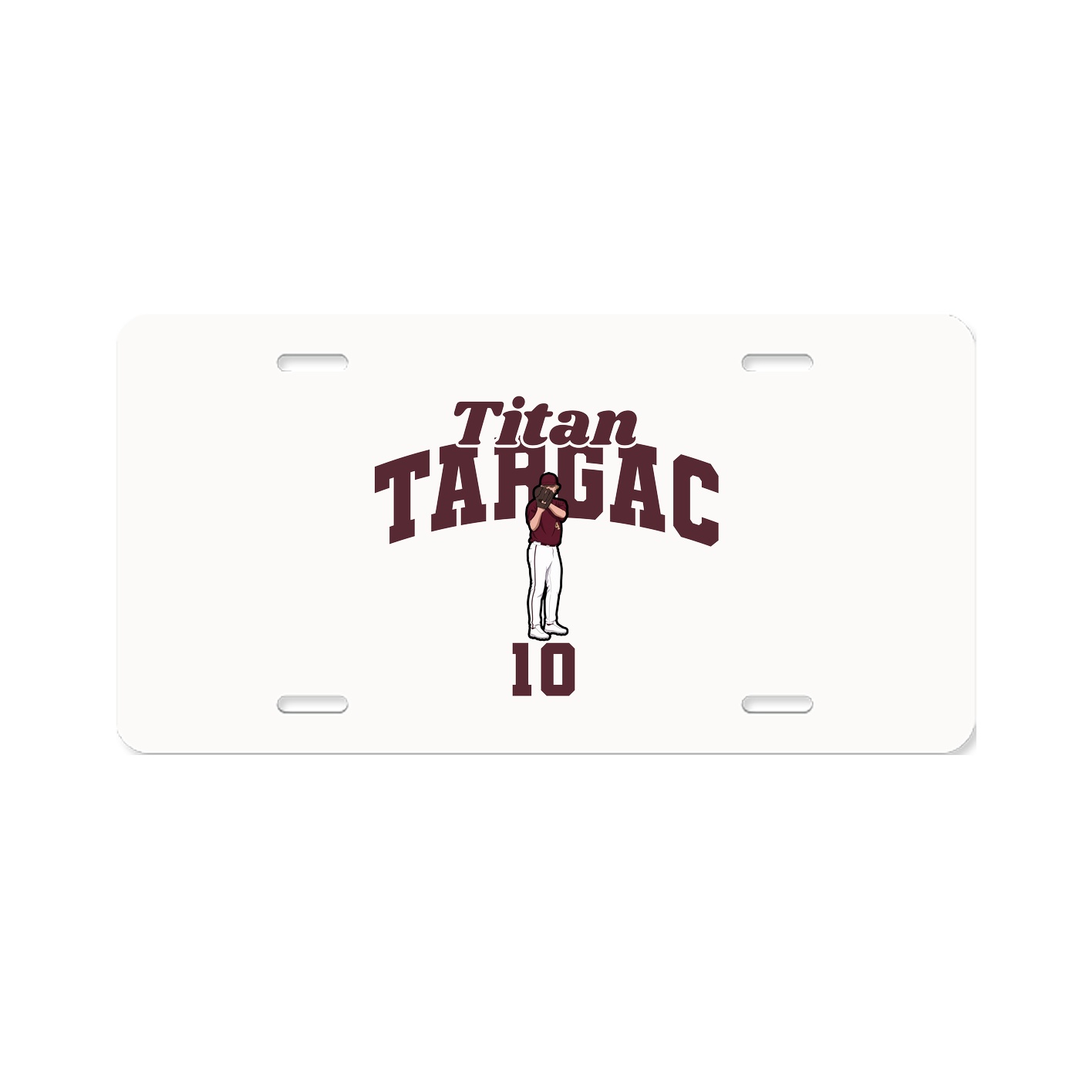 License Plate — Signature Arch in Classic