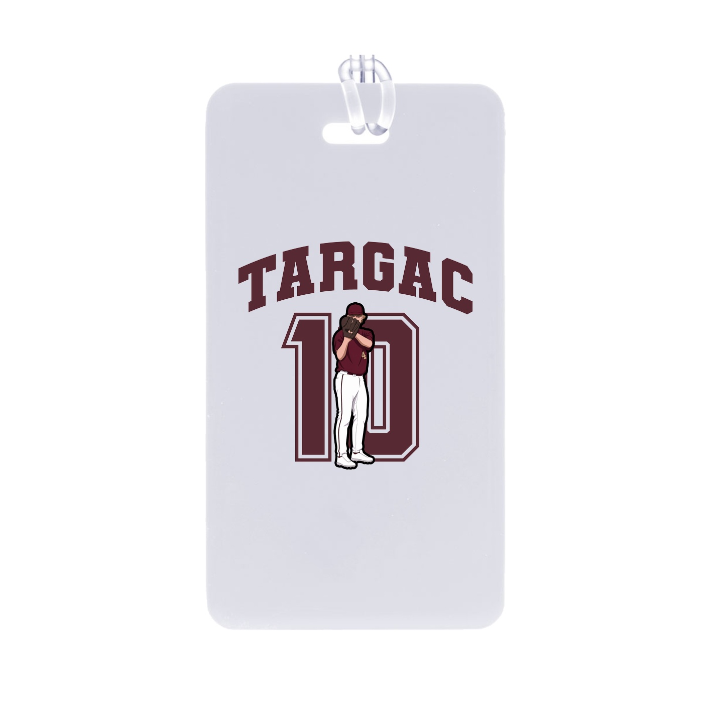 Bag Tag — Number in Classic