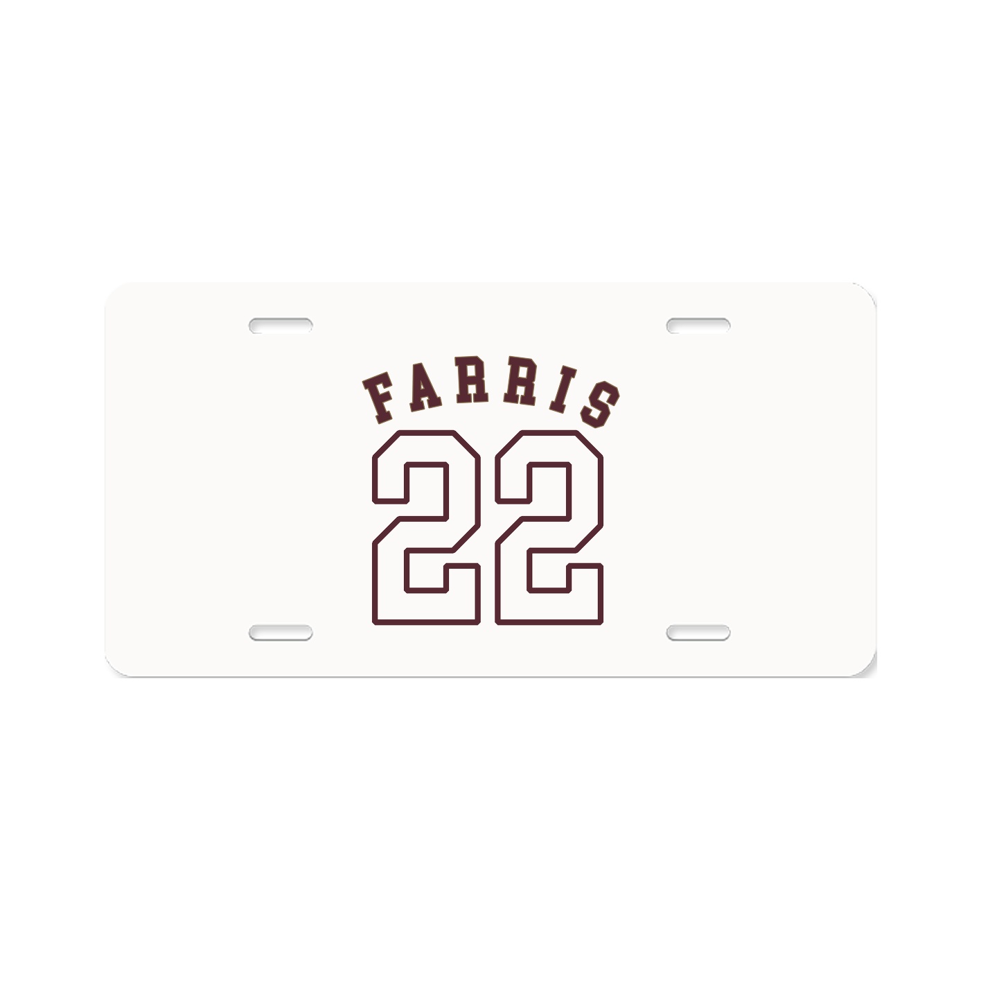 License Plate — Shirsey Arch in Classic