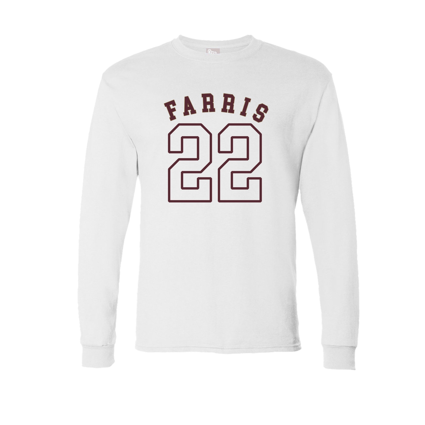 Long Sleeve Tee — Shirsey Arch in White