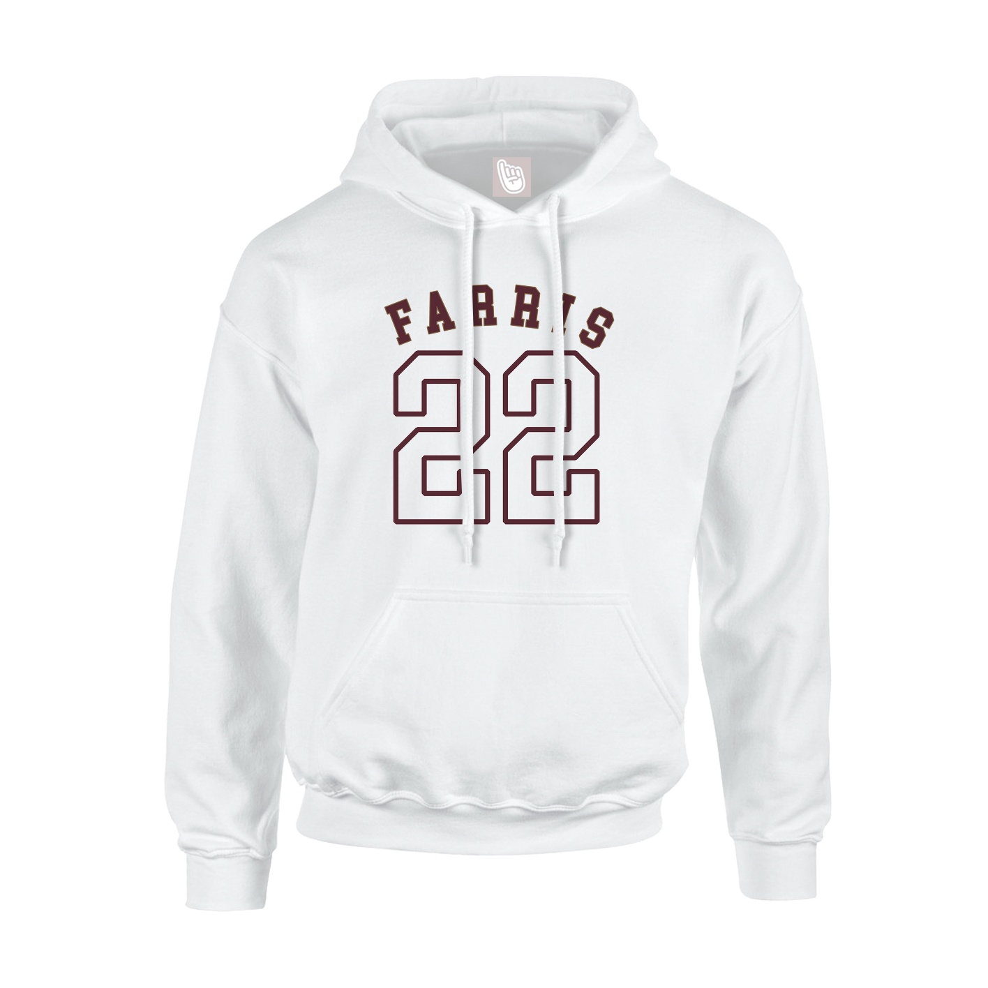 Hoodie — Shirsey Arch in White
