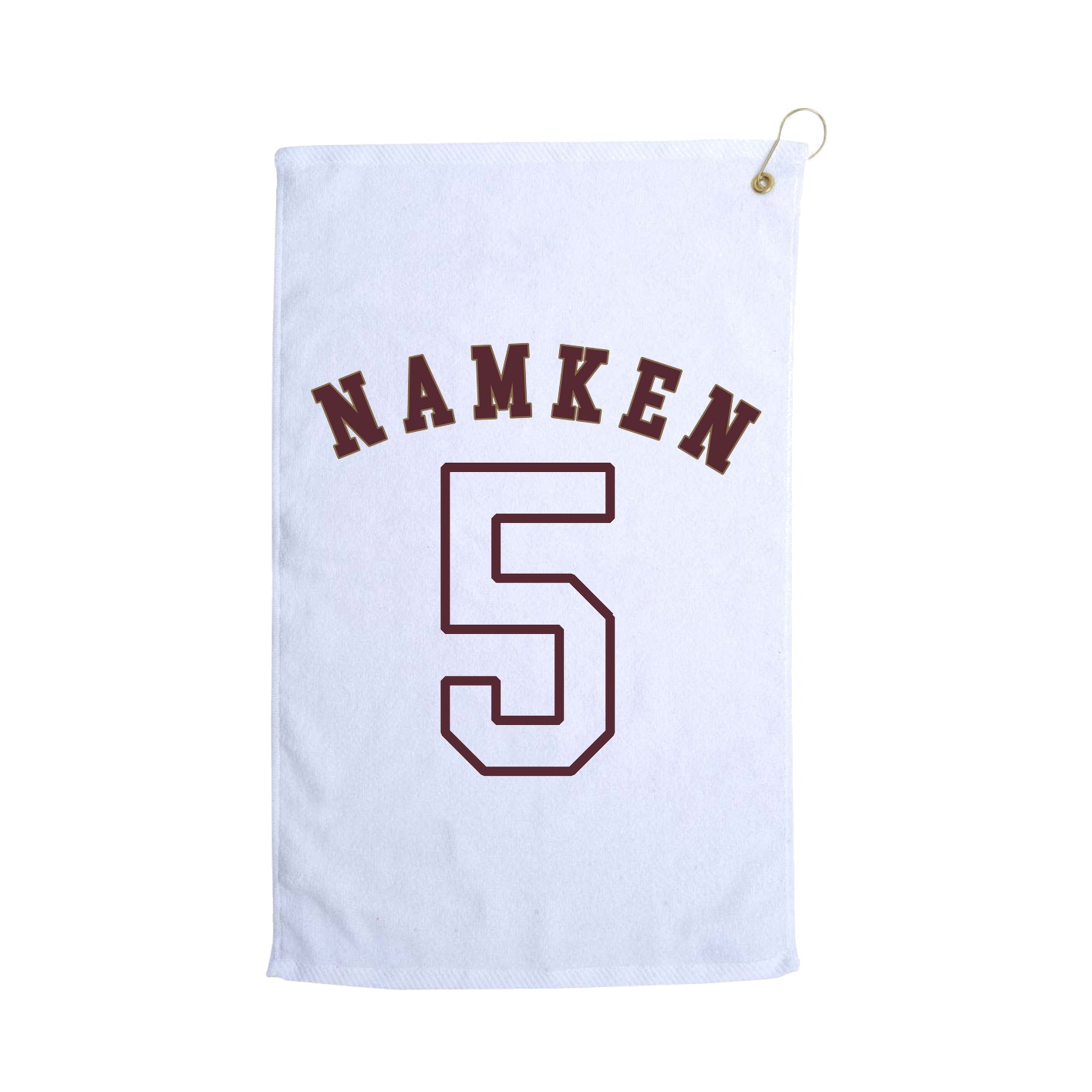 Golf Towel — Shirsey Arch in White