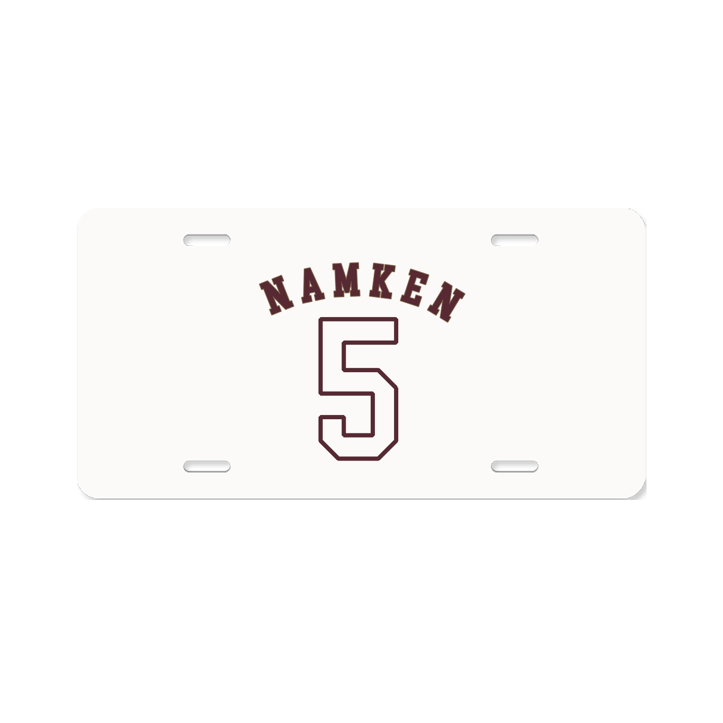 License Plate — Shirsey Arch in Classic