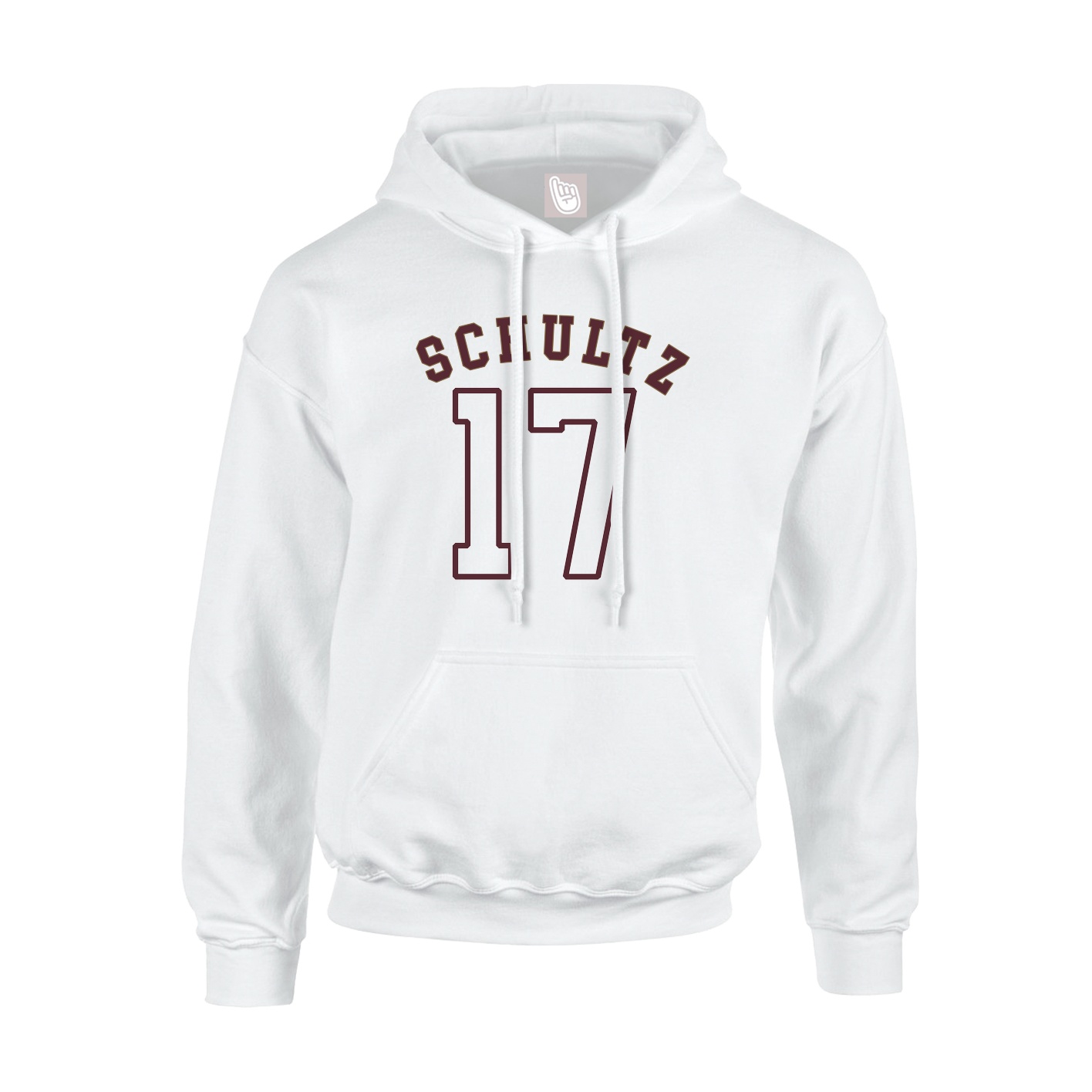 Hoodie — Shirsey Arch in White