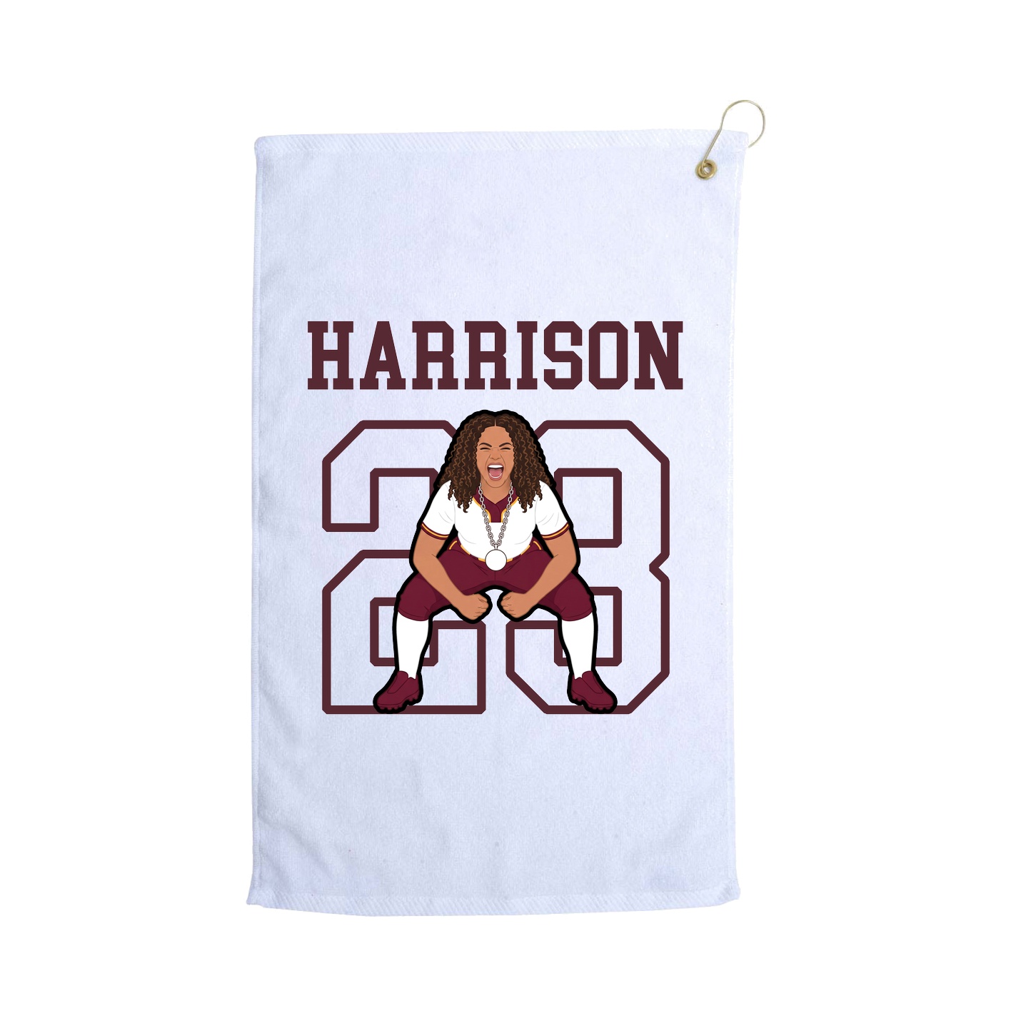 Golf Towel — Shirsey in White