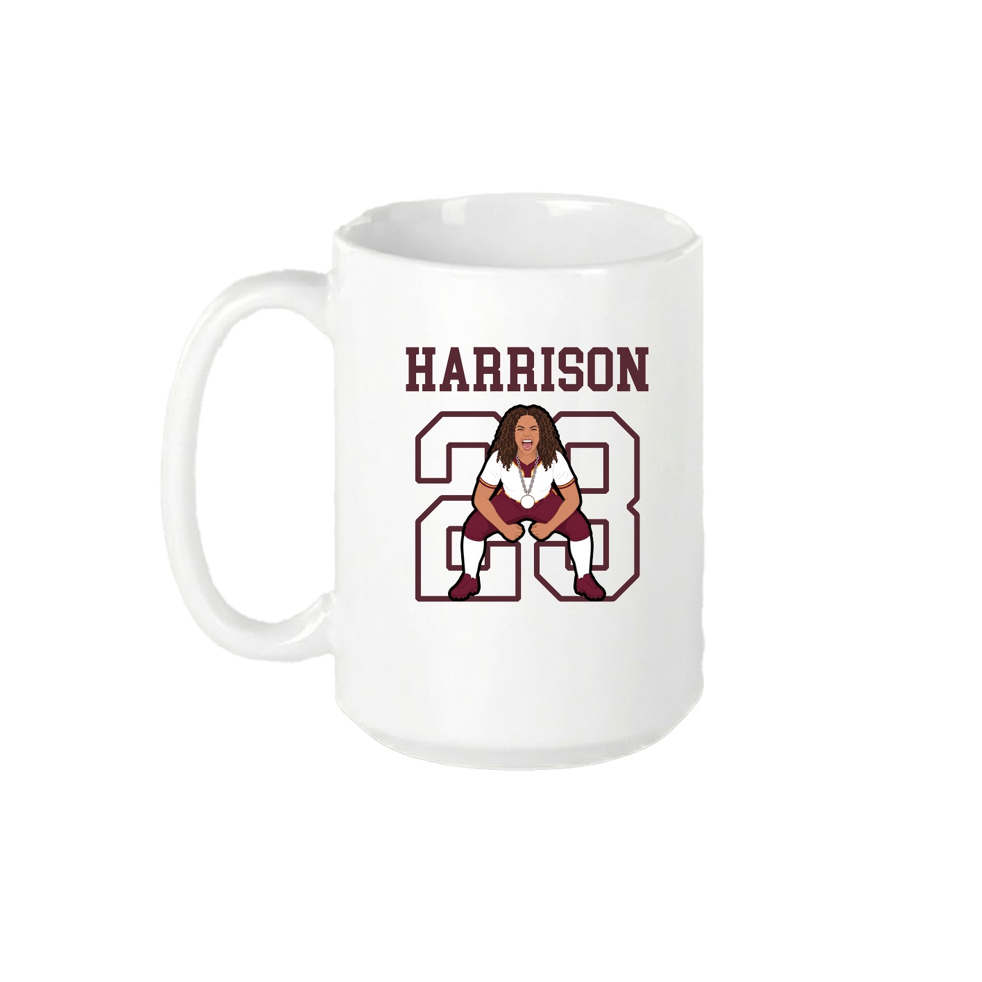 15oz Coffee Mug — Shirsey in White