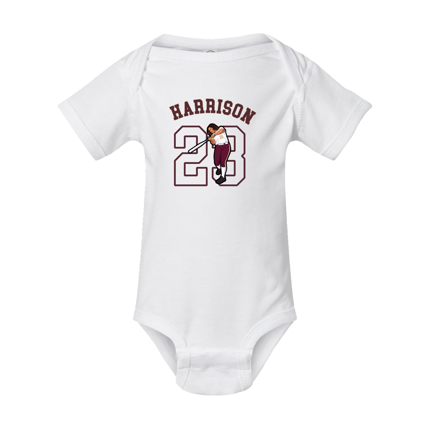 Baby Onesie — Shirsey Arch in White