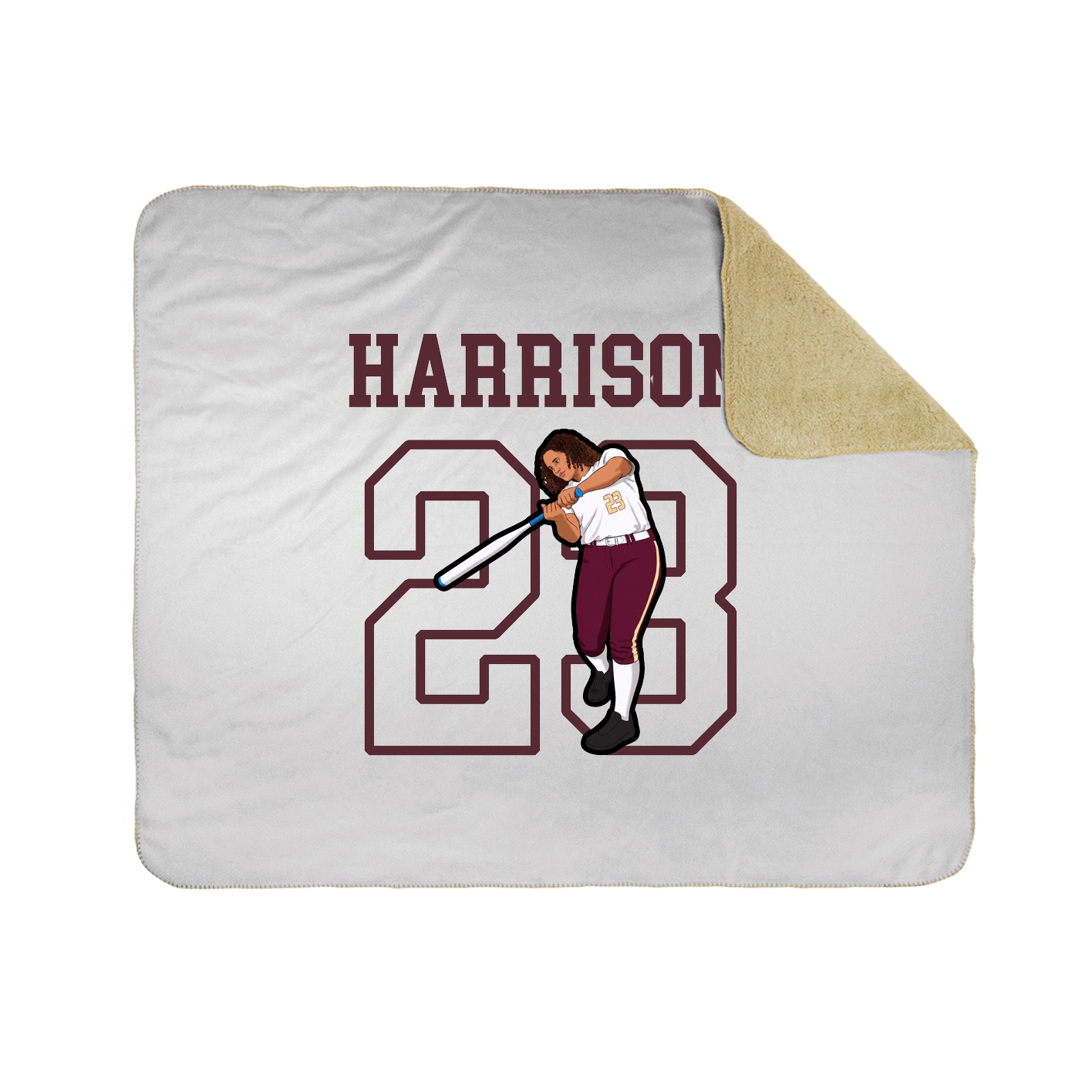 Throw Blanket — Shirsey in White