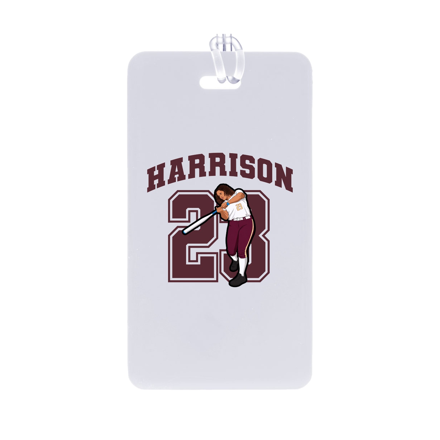 Bag Tag — Number in Classic