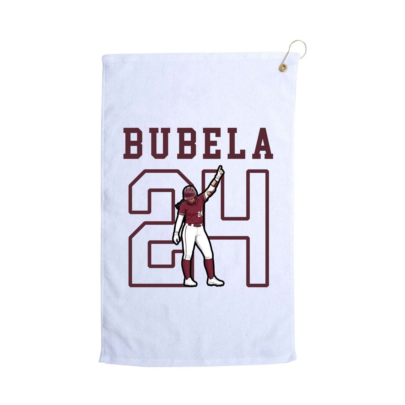 Golf Towel — Shirsey in White