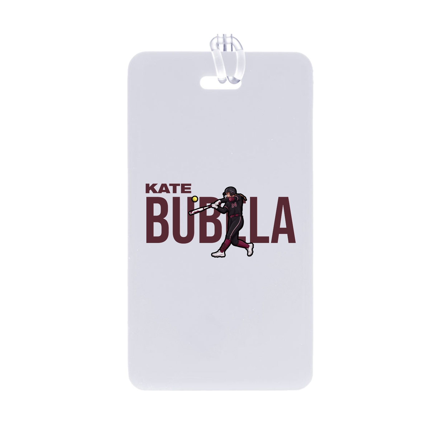 Bag Tag — Player Name in Classic
