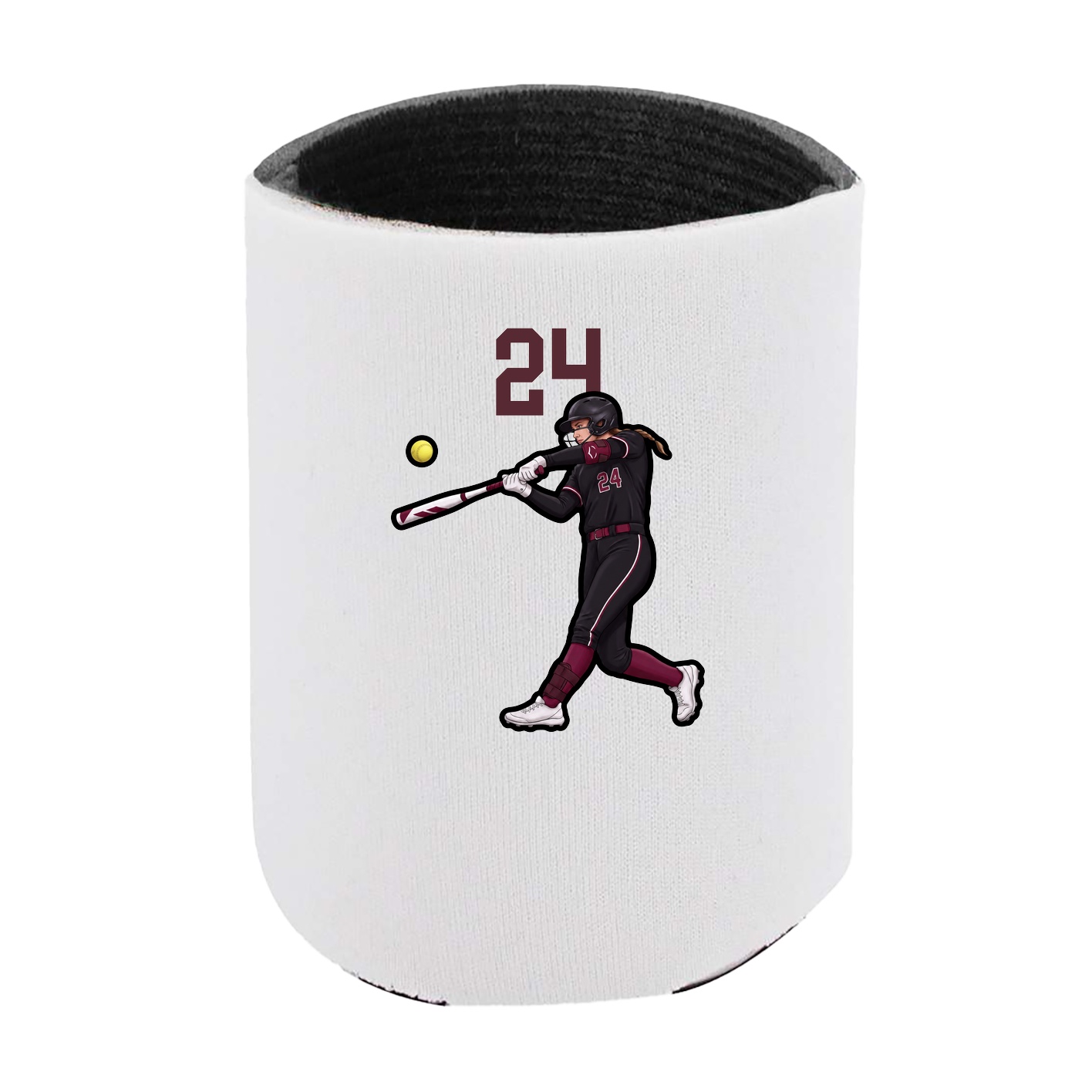 Can Holder — Number Top in White