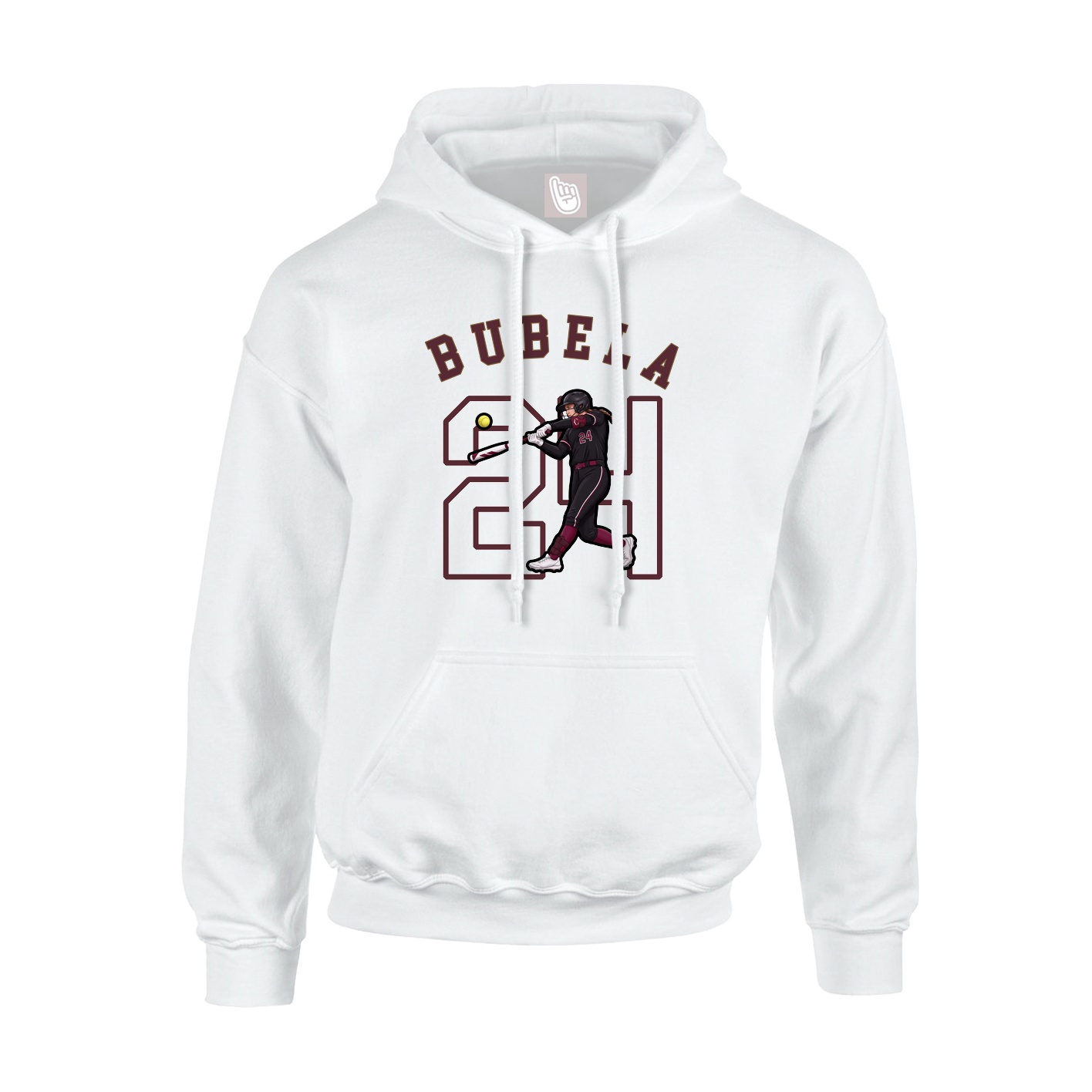Hoodie — Shirsey Arch in White