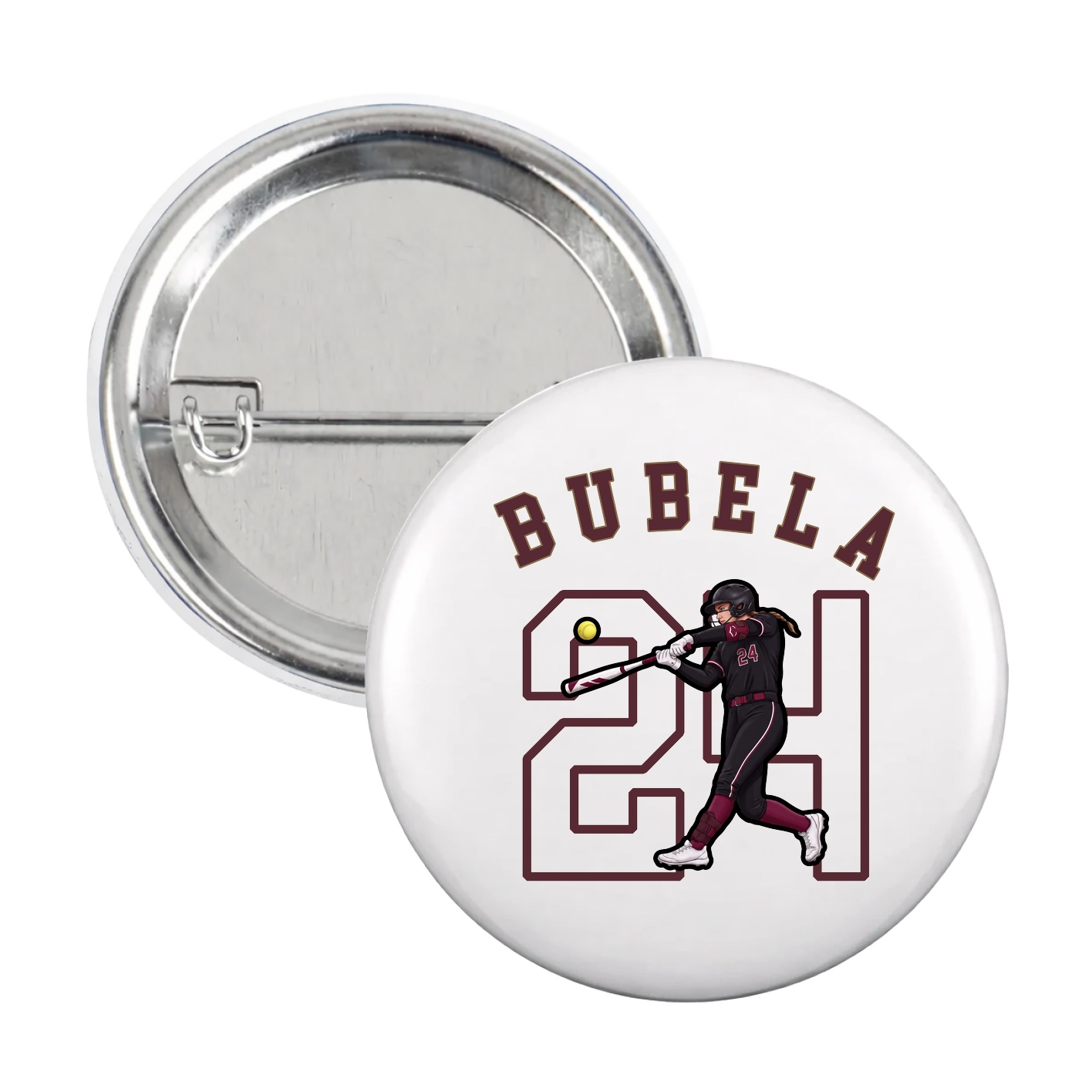 Game Day Button — Shirsey Arch in White