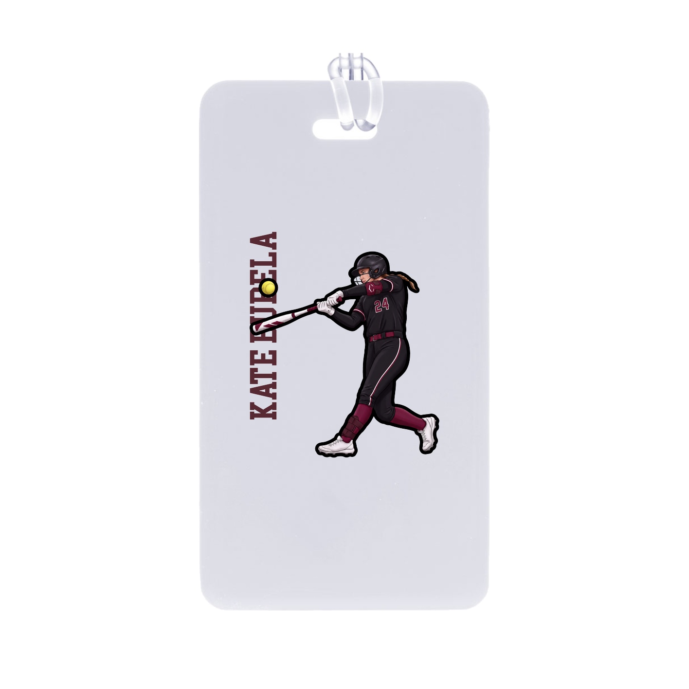 Bag Tag — Name Vertical in Classic