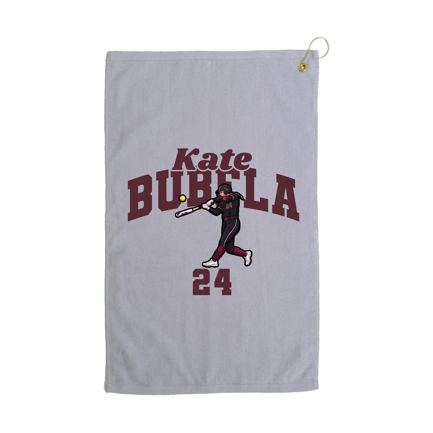 Golf Towel — Signature Arch in Grey