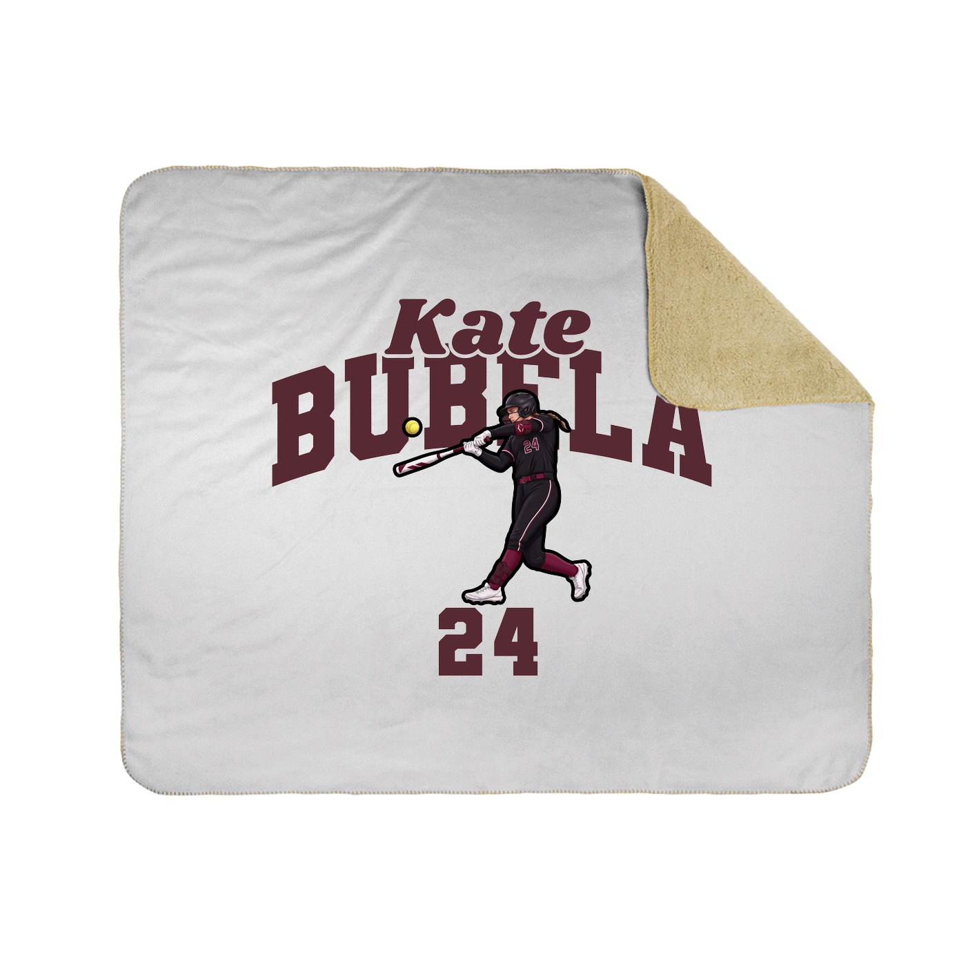 Throw Blanket — Signature Arch in White