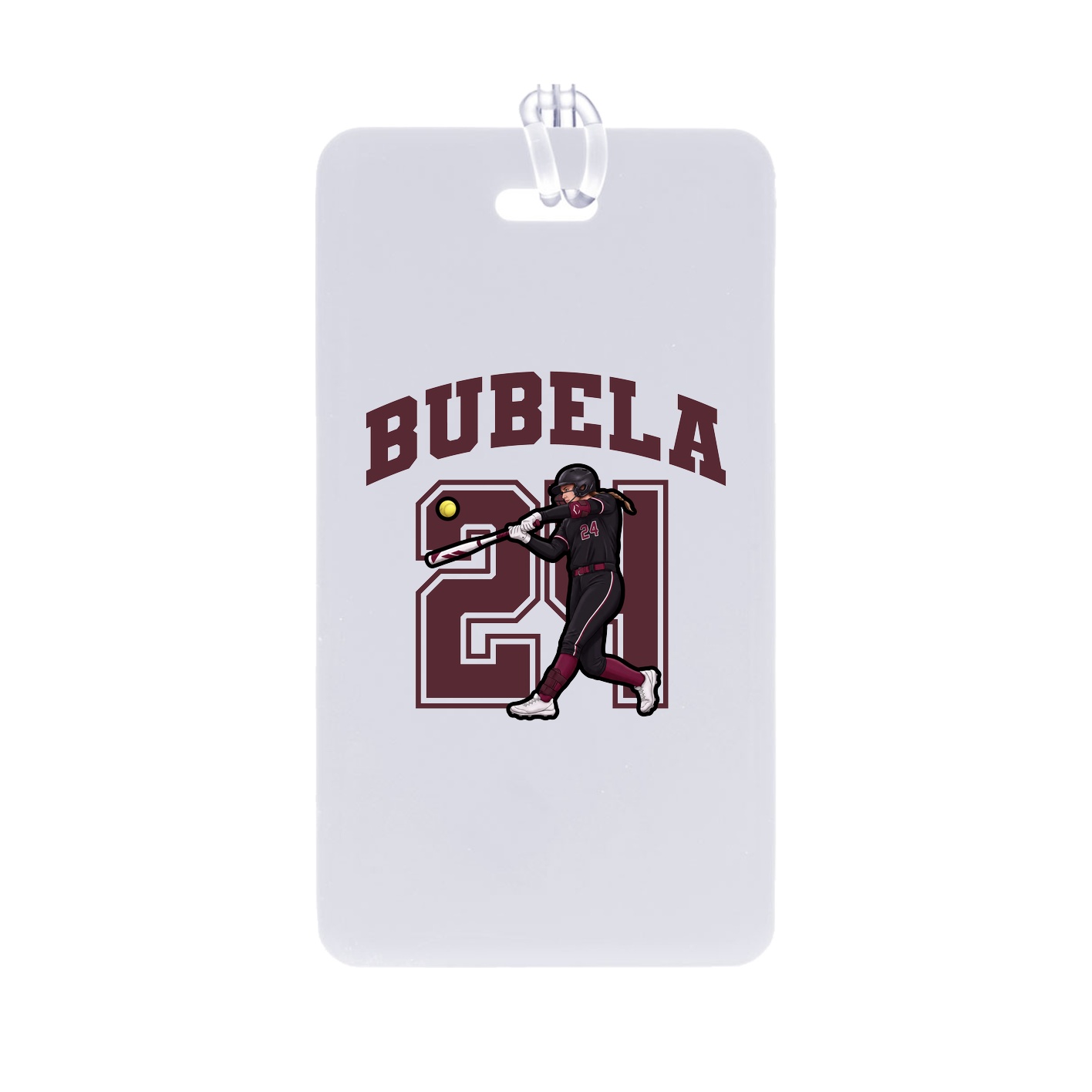 Bag Tag — Number in Classic