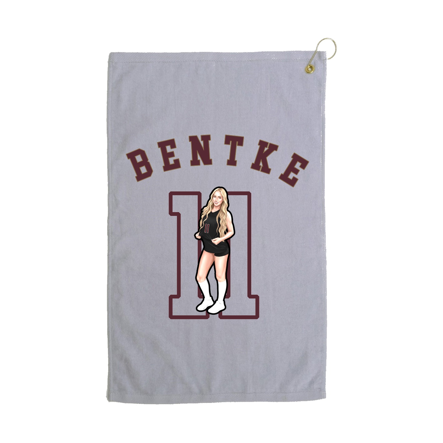 Golf Towel — Shirsey Arch in Grey