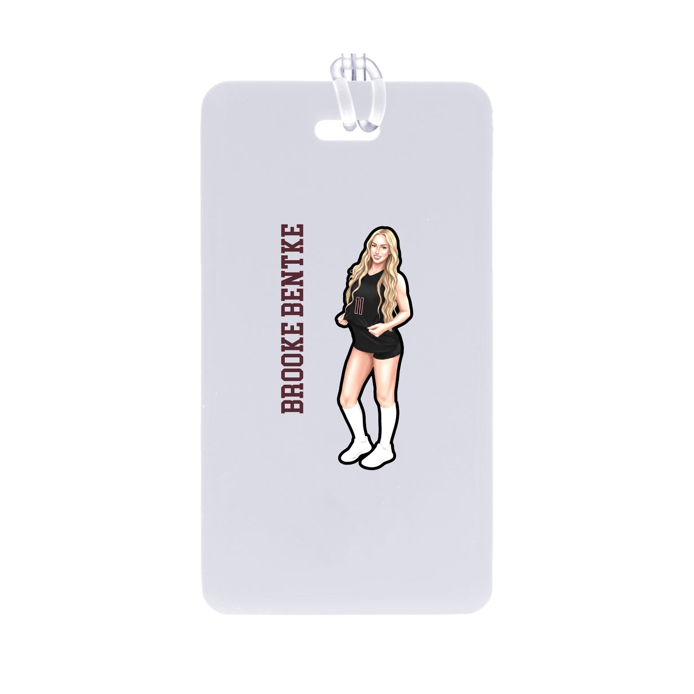 Bag Tag — Name Vertical in Classic