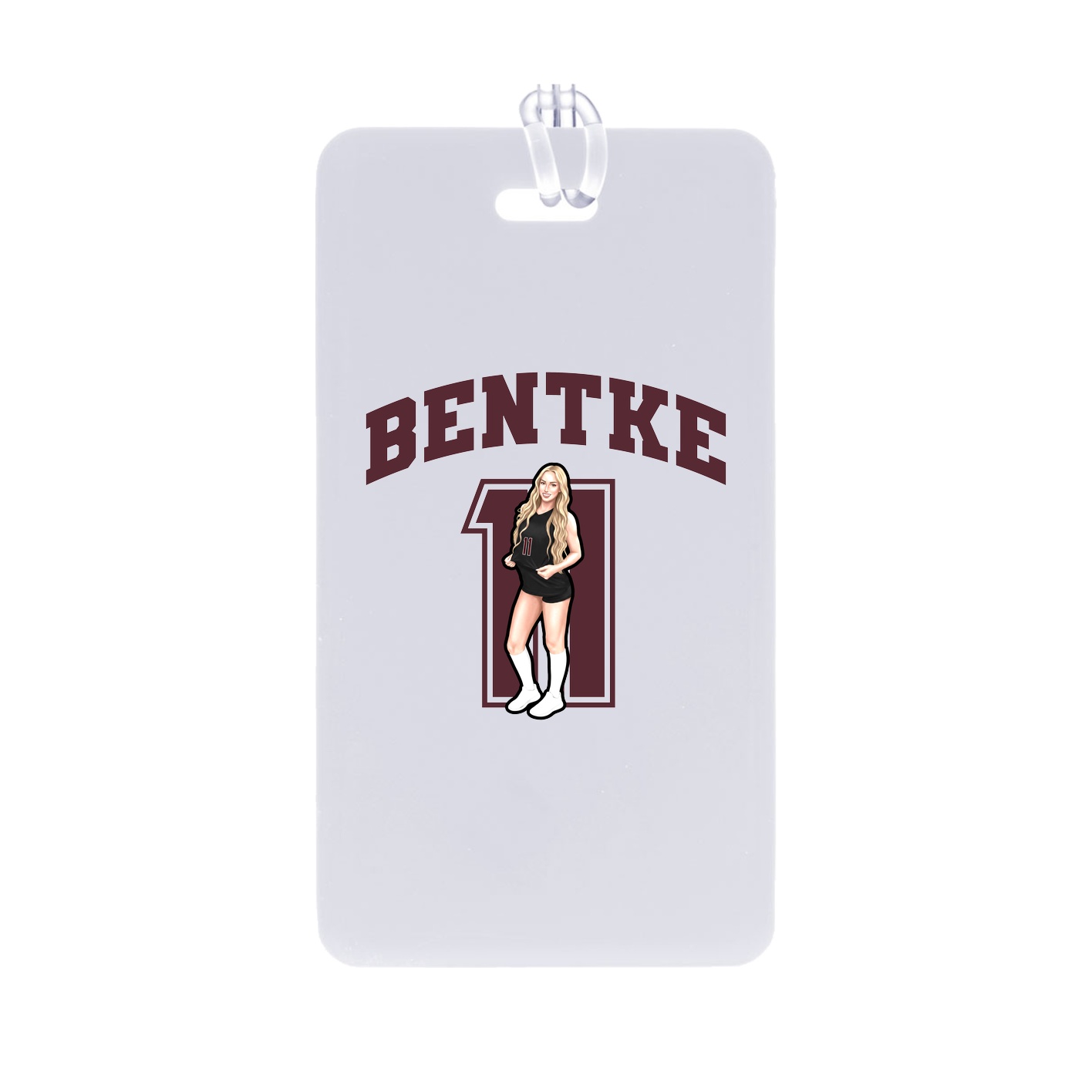 Bag Tag — Number in Classic