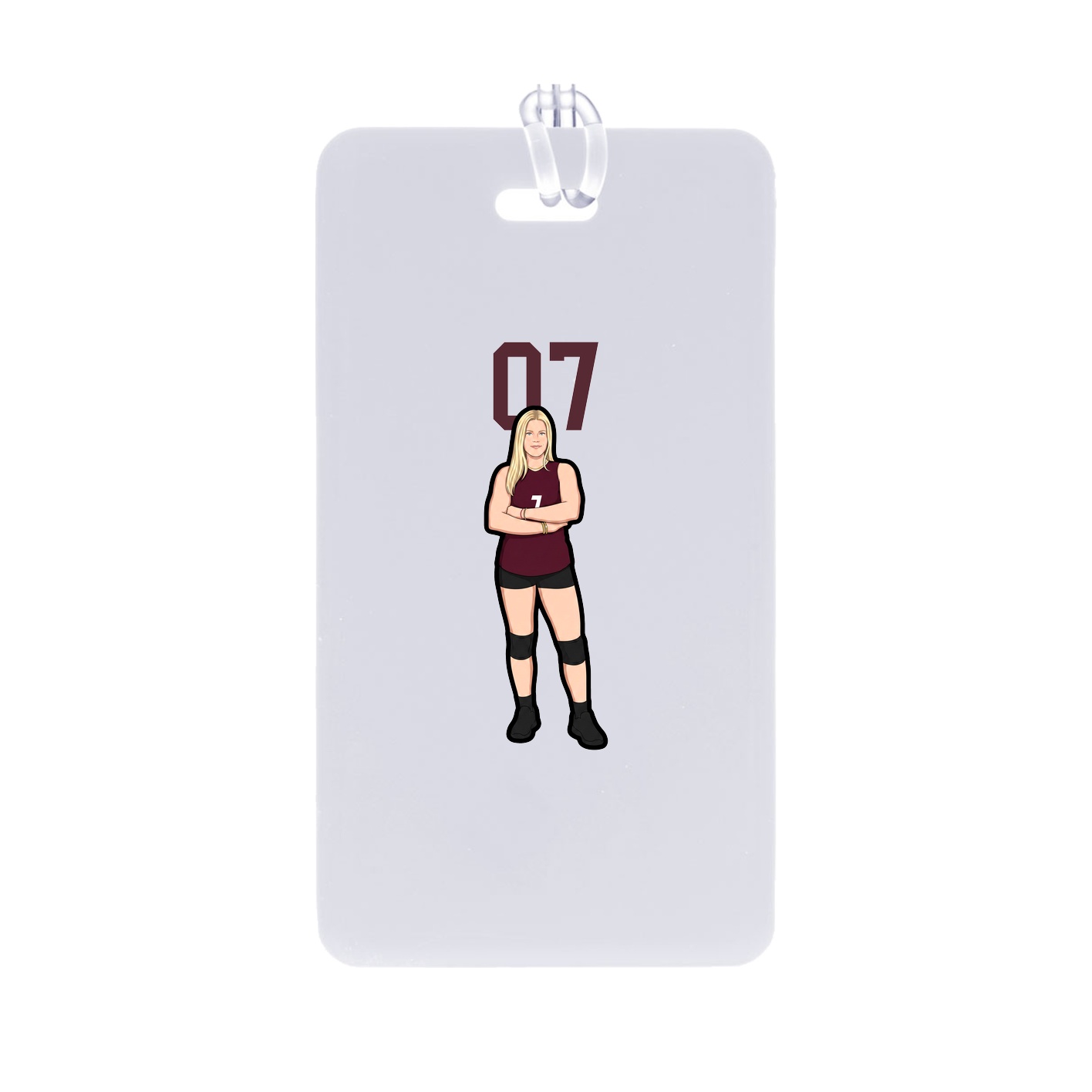 Bag Tag — Number Top in Classic