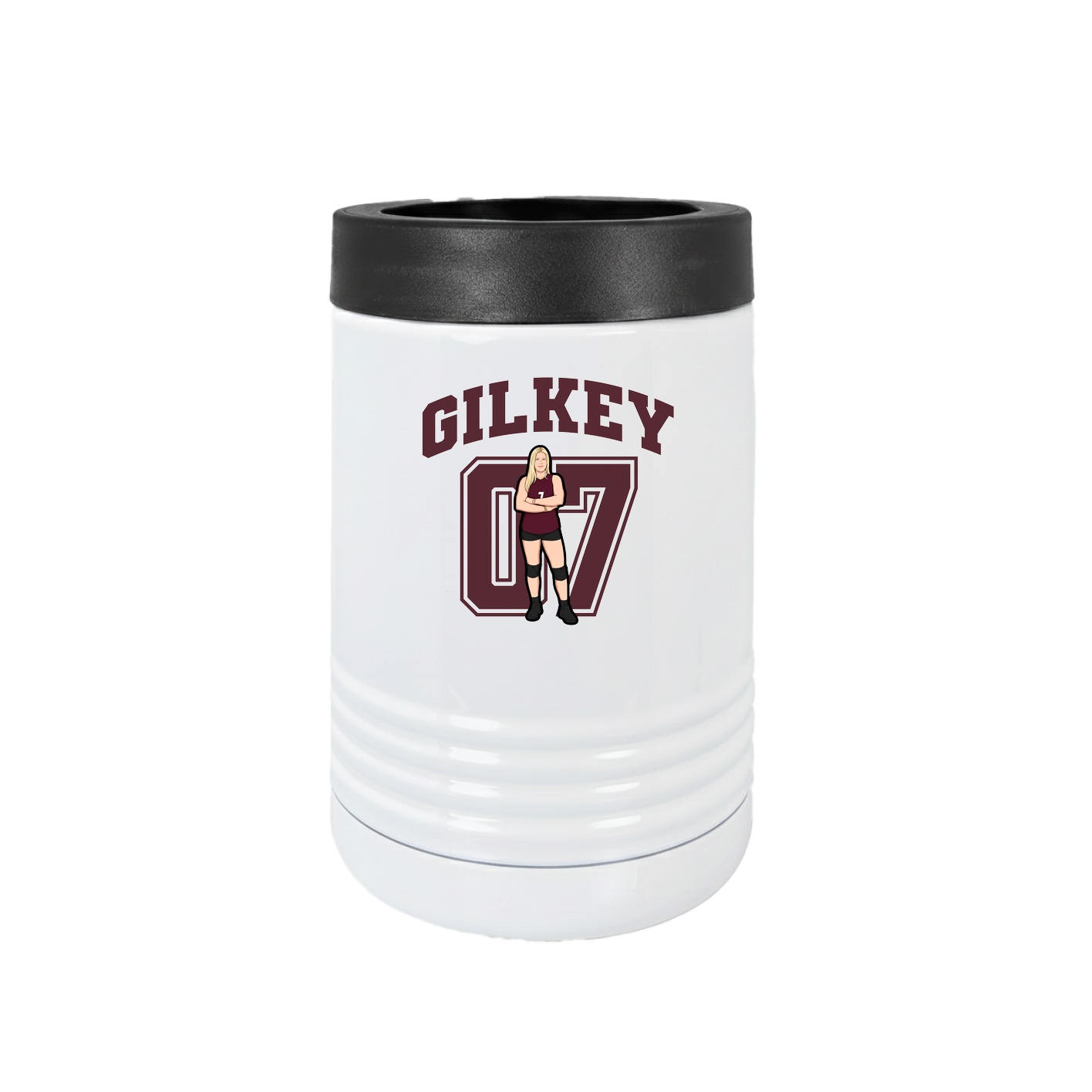 Beverage Holder — Number in White