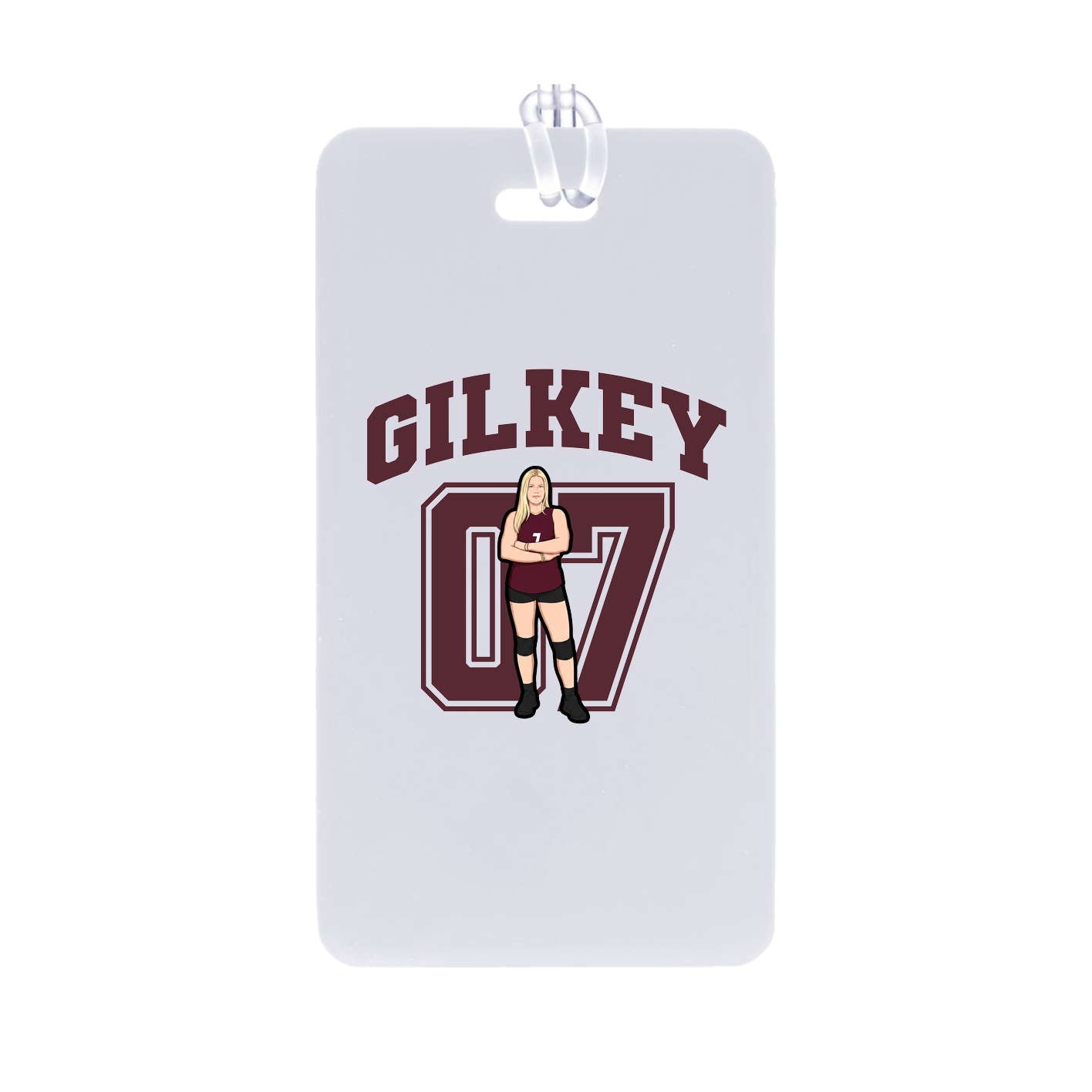 Bag Tag — Number in Classic