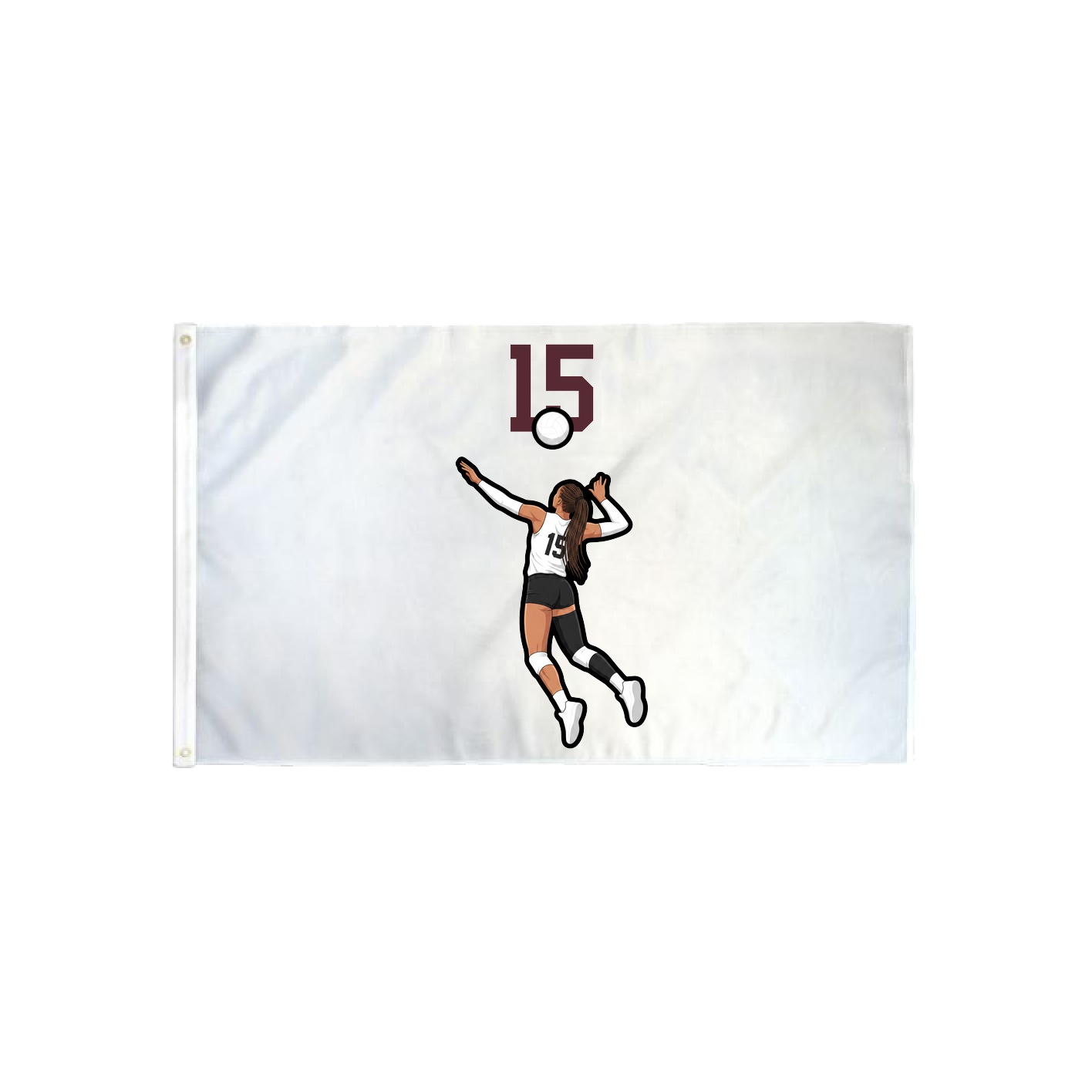 3x5 Flag — Number Top in Classic