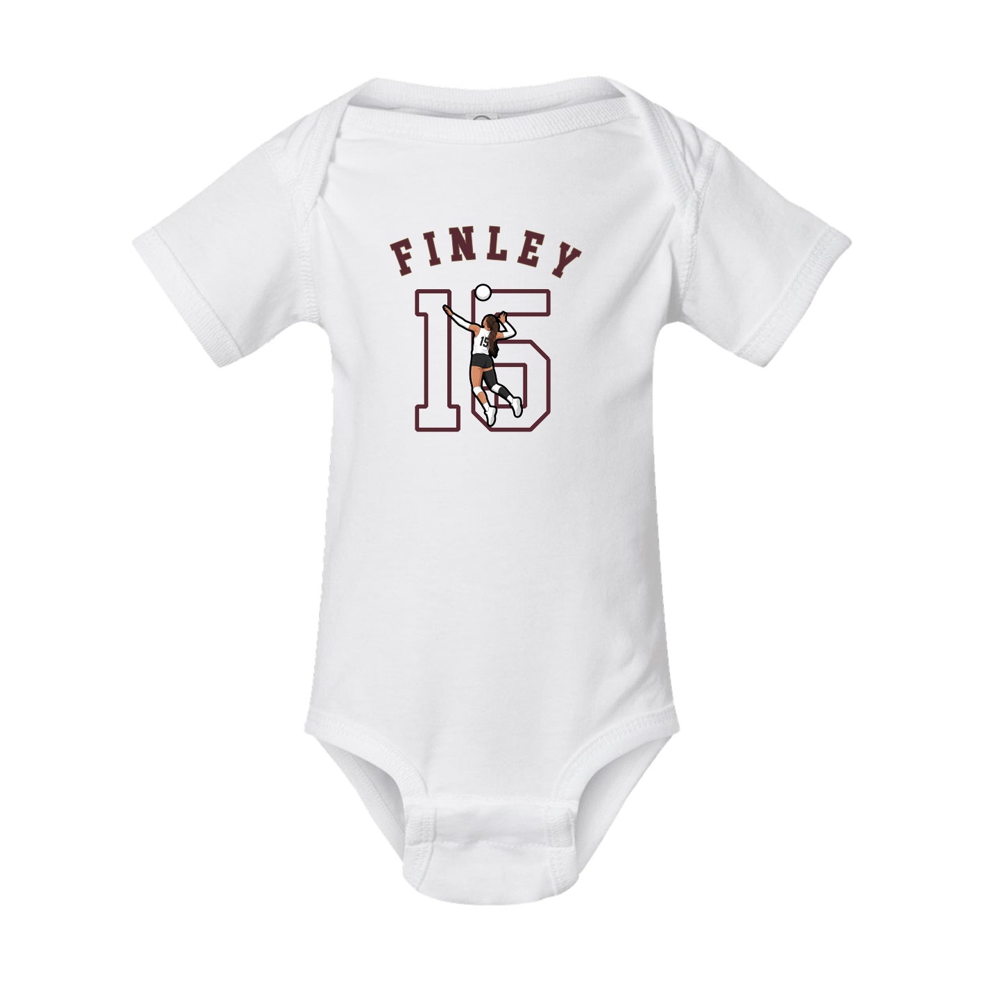 Baby Onesie — Shirsey Arch in White
