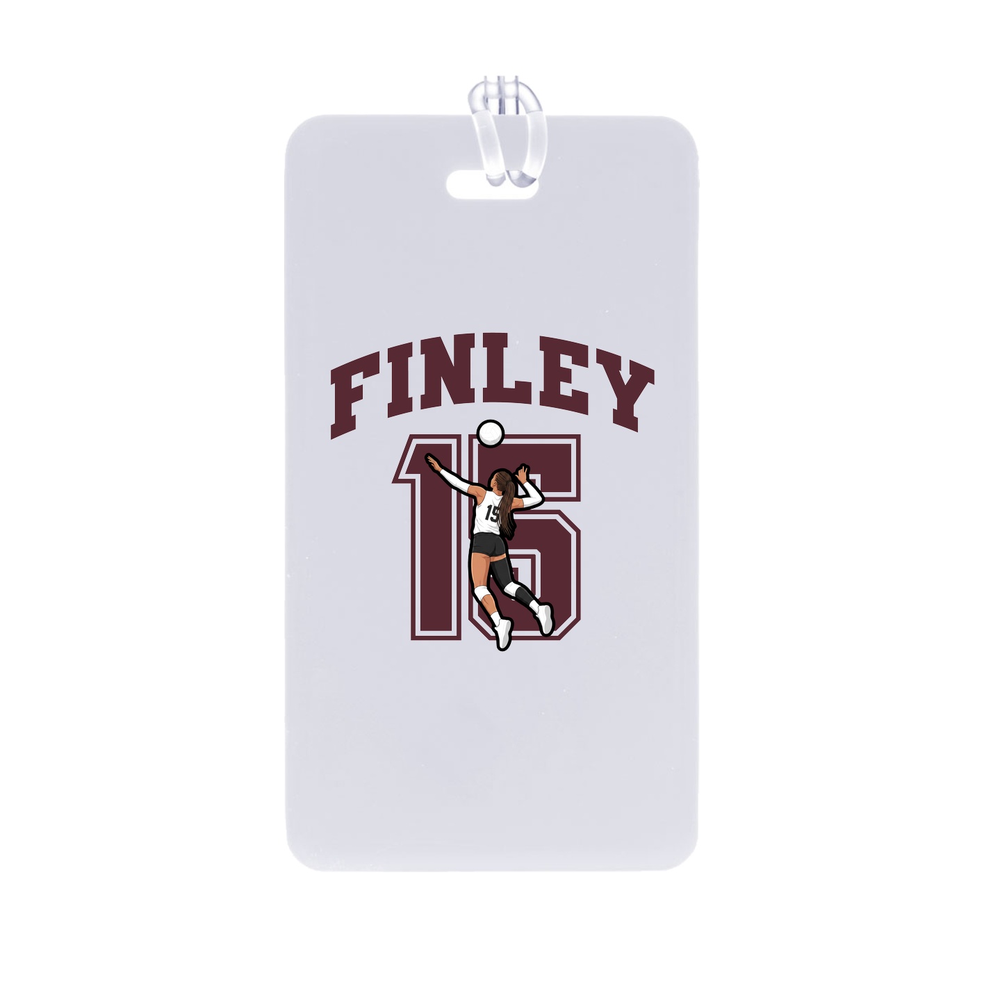 Bag Tag — Number in Classic