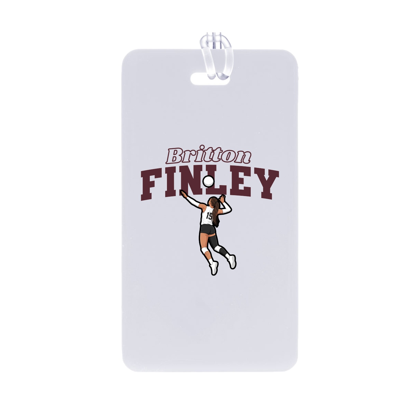Bag Tag — Name Arch in Classic